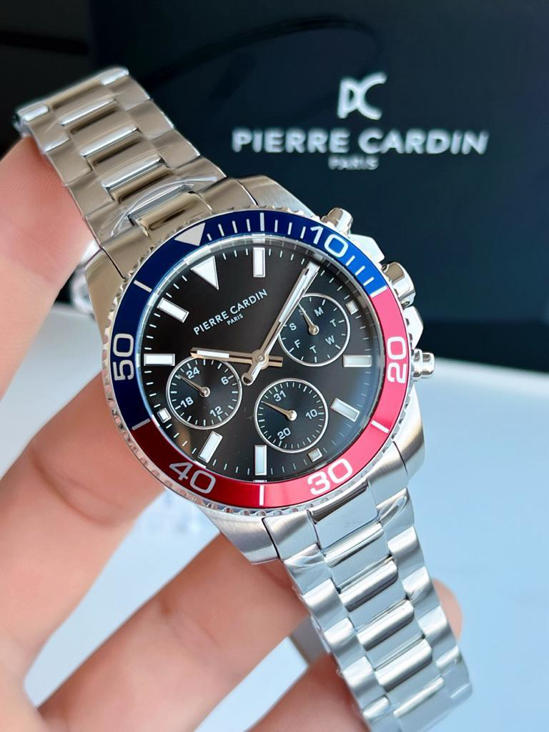 CNI.0010 Pierre Cardin İç Fonksiyonlar Aktif  5 Atm Çelik Kararma