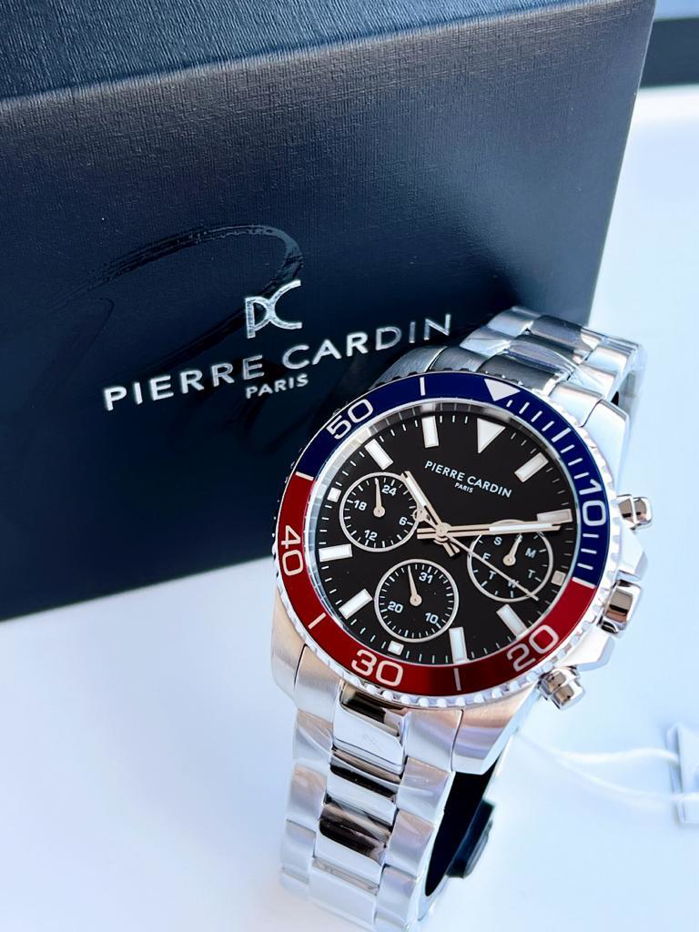 CNI.0010 Pierre Cardin İç Fonksiyonlar Aktif  5 Atm Çelik Kararma