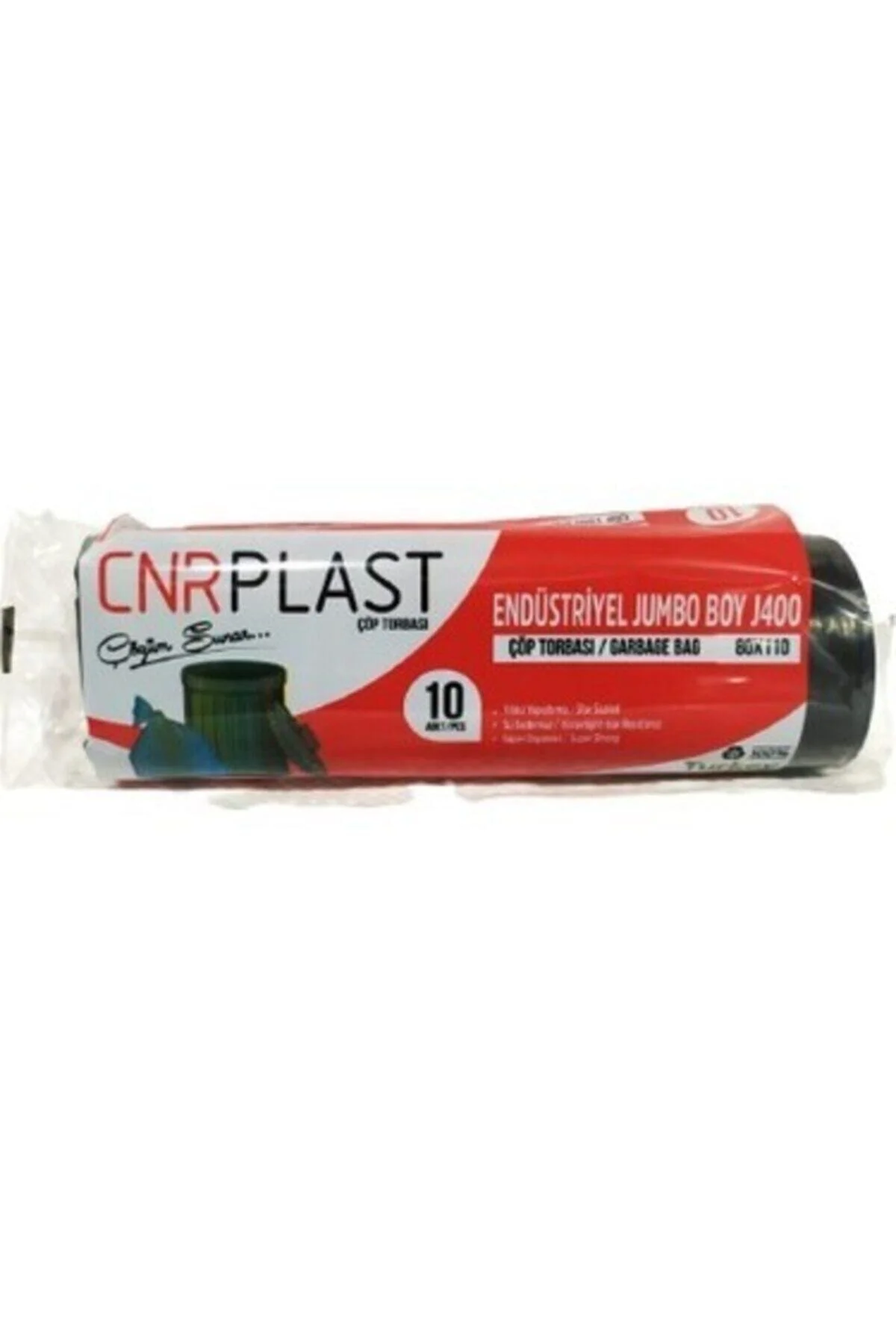 Cnr Plast Jumbo Boy J400 Endüstriyel Çöp Torbası 10' Lu 5 Paket, 80 X 100 Cm
