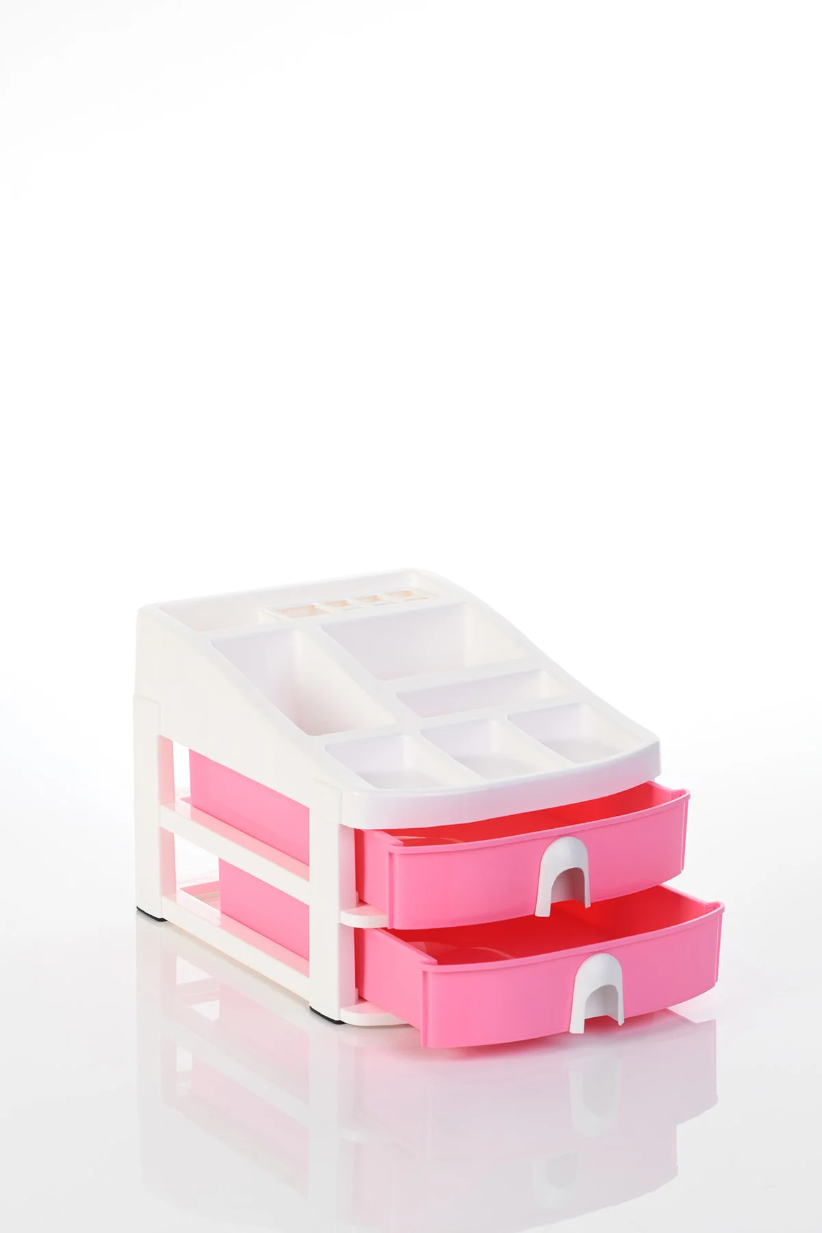 Co 7201 Çok Amaçlı Çekmeceli Organizer Pastel Pembe