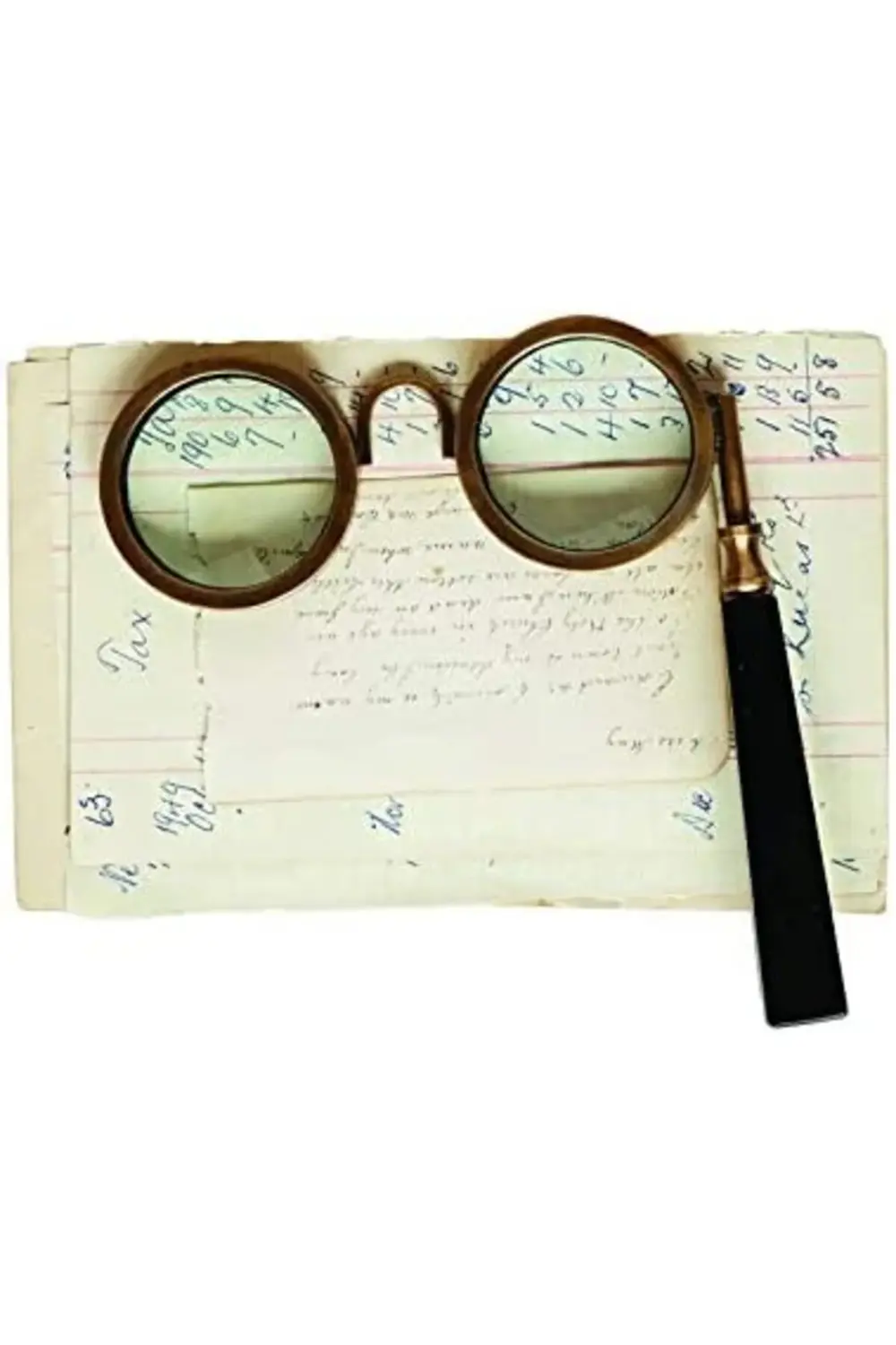 Co-Op Pirinç Çerçeveli Dekoratif Gözlük Büyüteç, Siyah 1165987