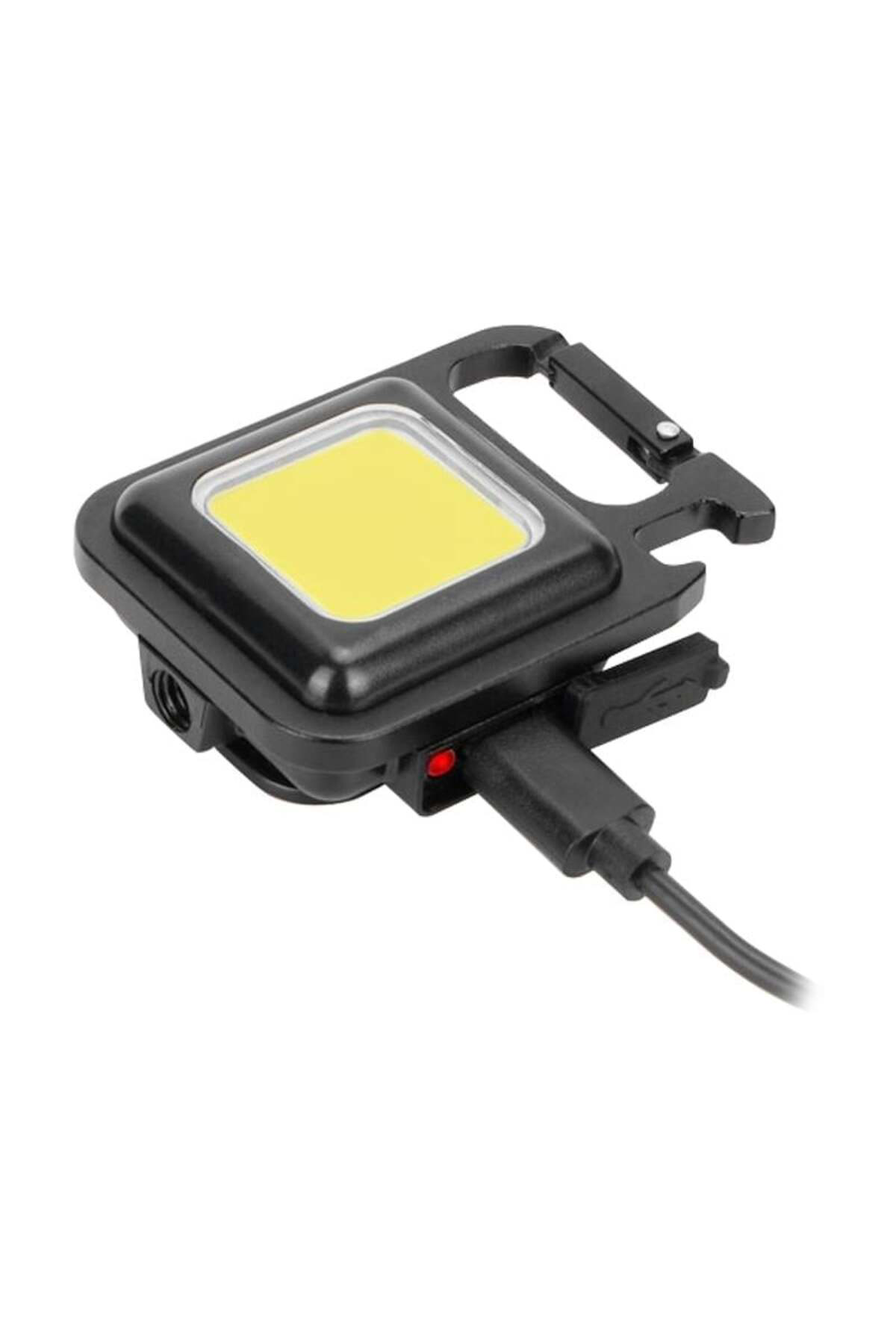 Home Cob Ledli 3 Fonksiyonlu Anahtarlık Şarjlı Lamba