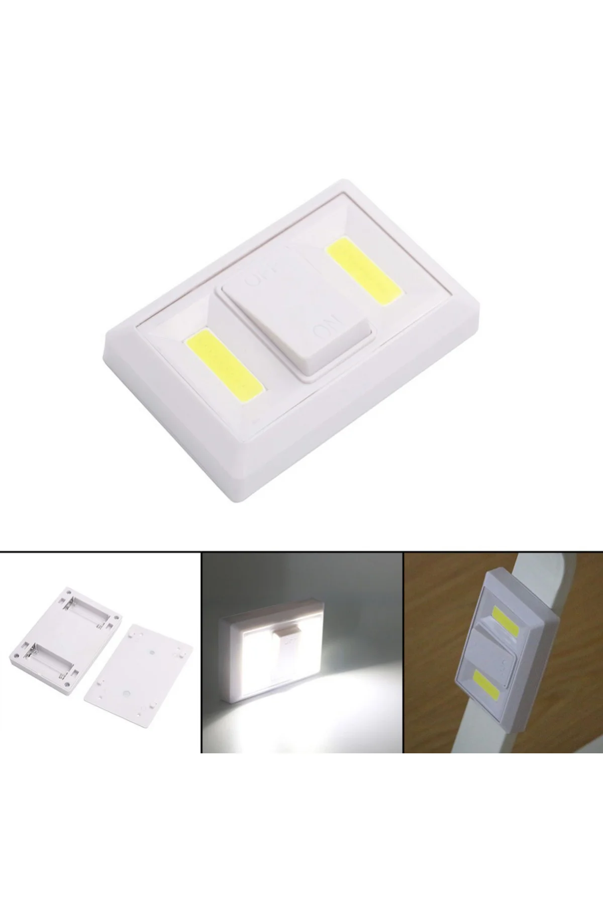 COB Ledli Duvar Dolap Lambası Wt-382 Siyah