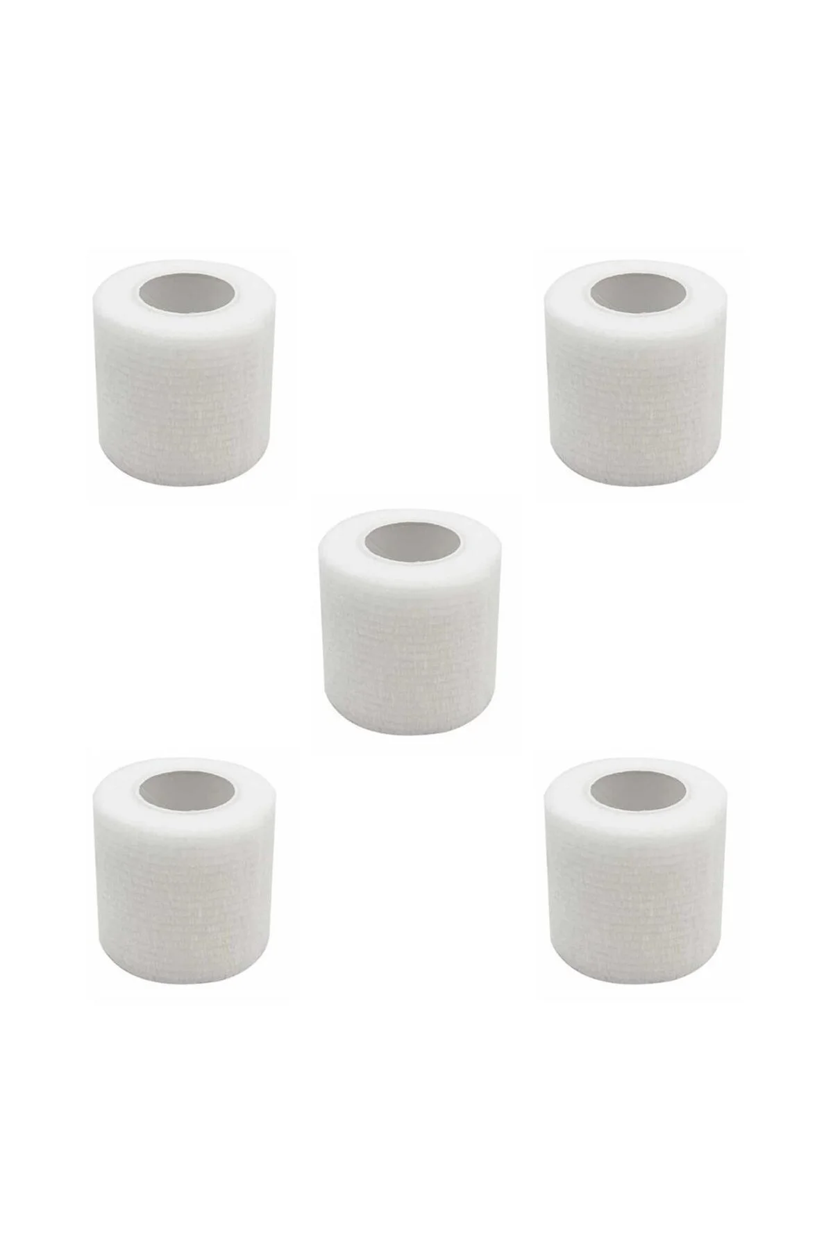 COBAN BANDAJI kendinden yapışkanlı 5 CM X4.5 MT BEYAZ RENK [ 5 ADET ]