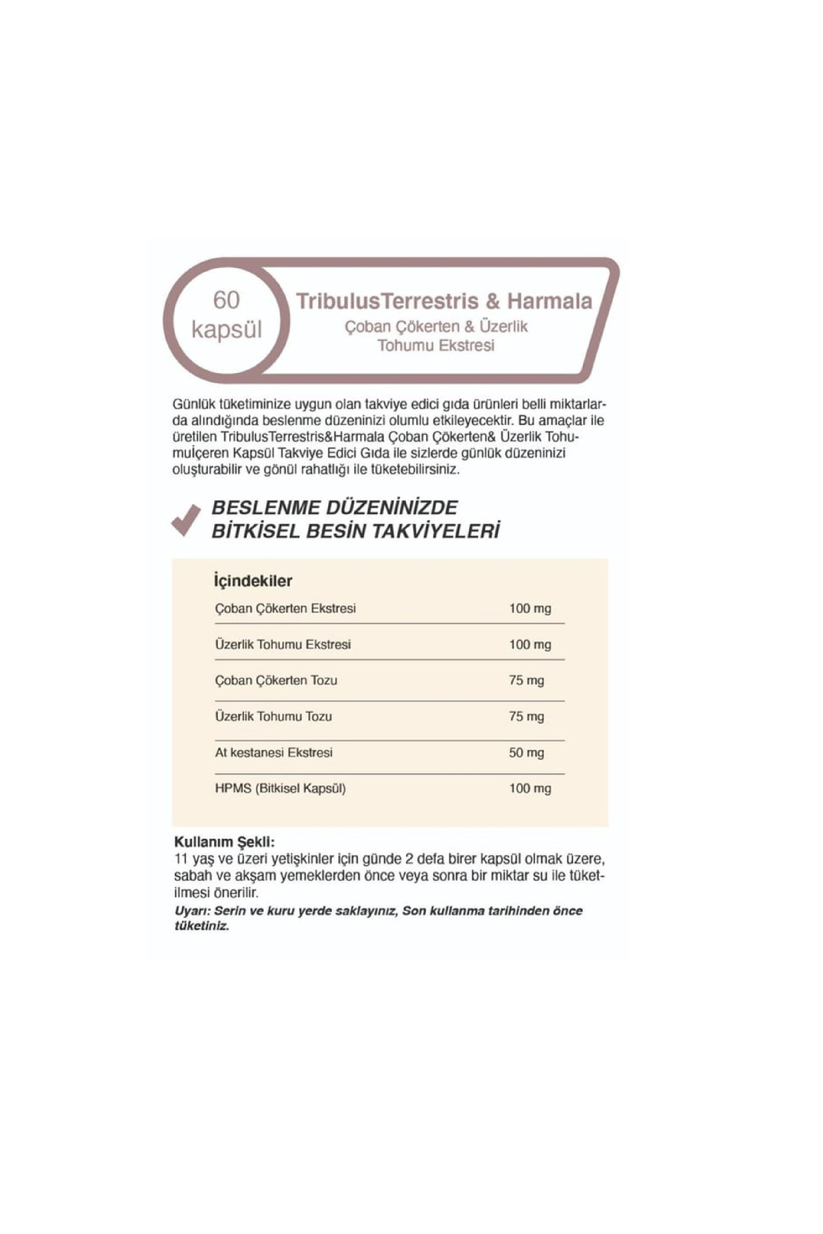 Mindivan Çoban Çökerten - Üzerlik Tohumu Ekstresi