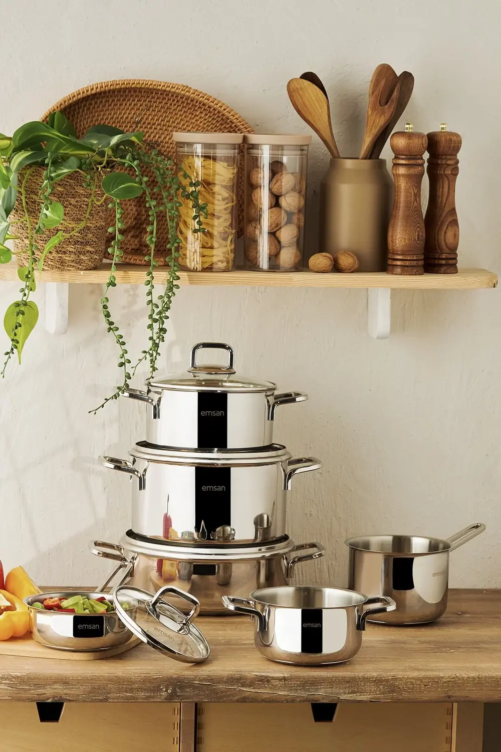 Cocinero 10 Parça Çelik Çeyiz Seti