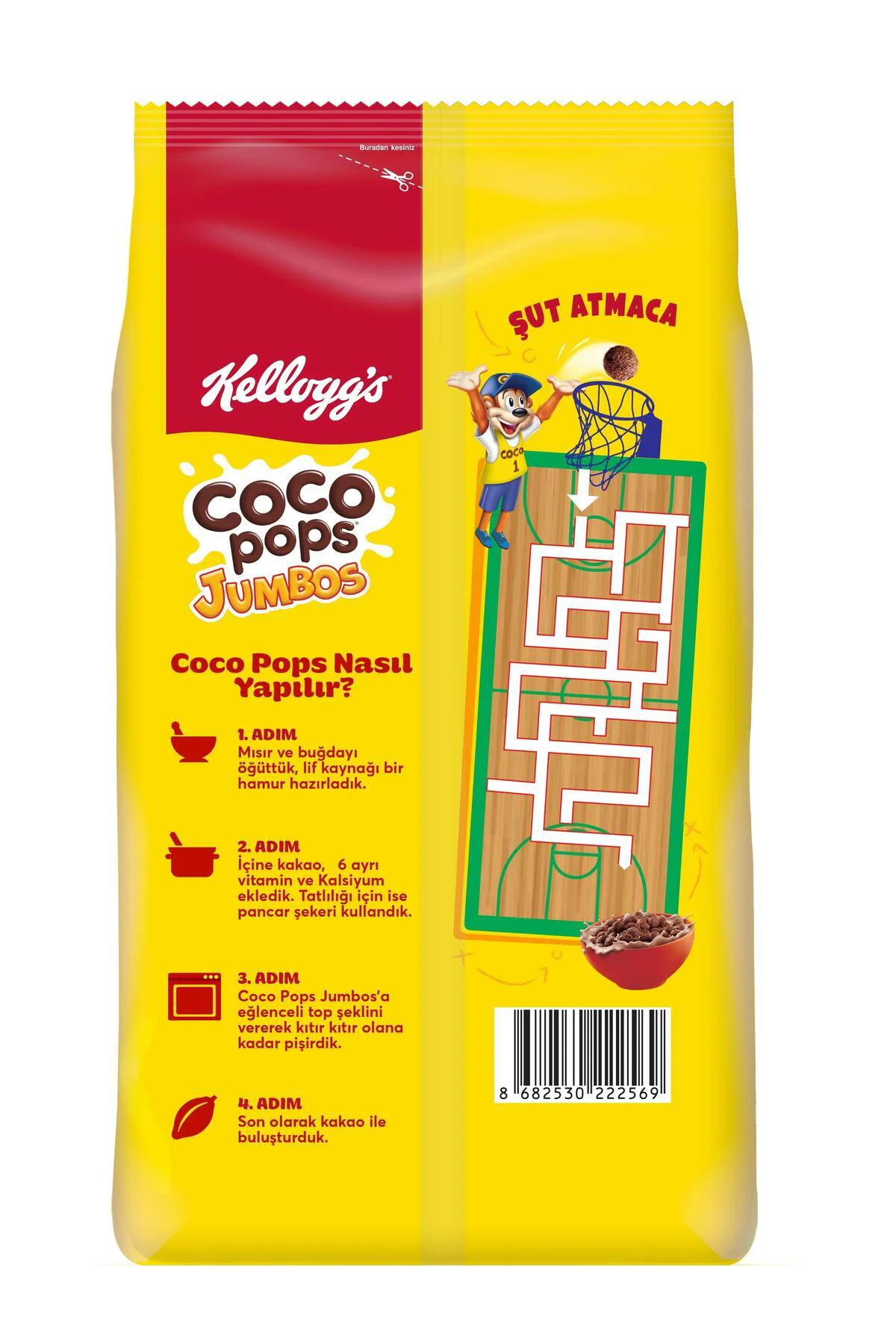 Coco Pops Jumbos BTS 700 gr Mısır Gevreği