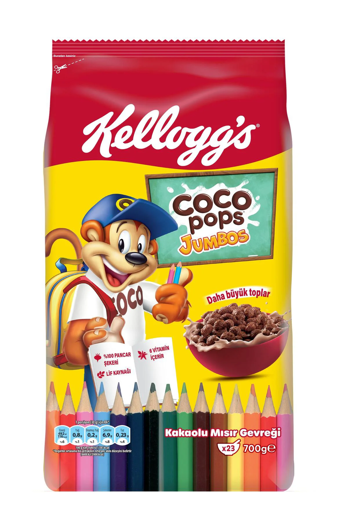 Coco Pops Jumbos BTS 700 gr Mısır Gevreği