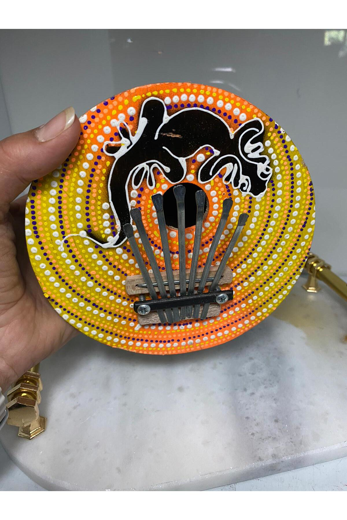 Elif Aksesuar Coconat Kalimba 7 Telli (Kertenkele)