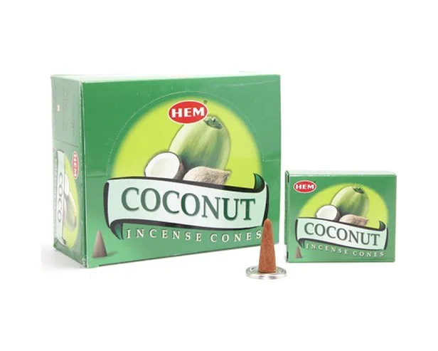 Coconut Aromalı Konik Tütsü