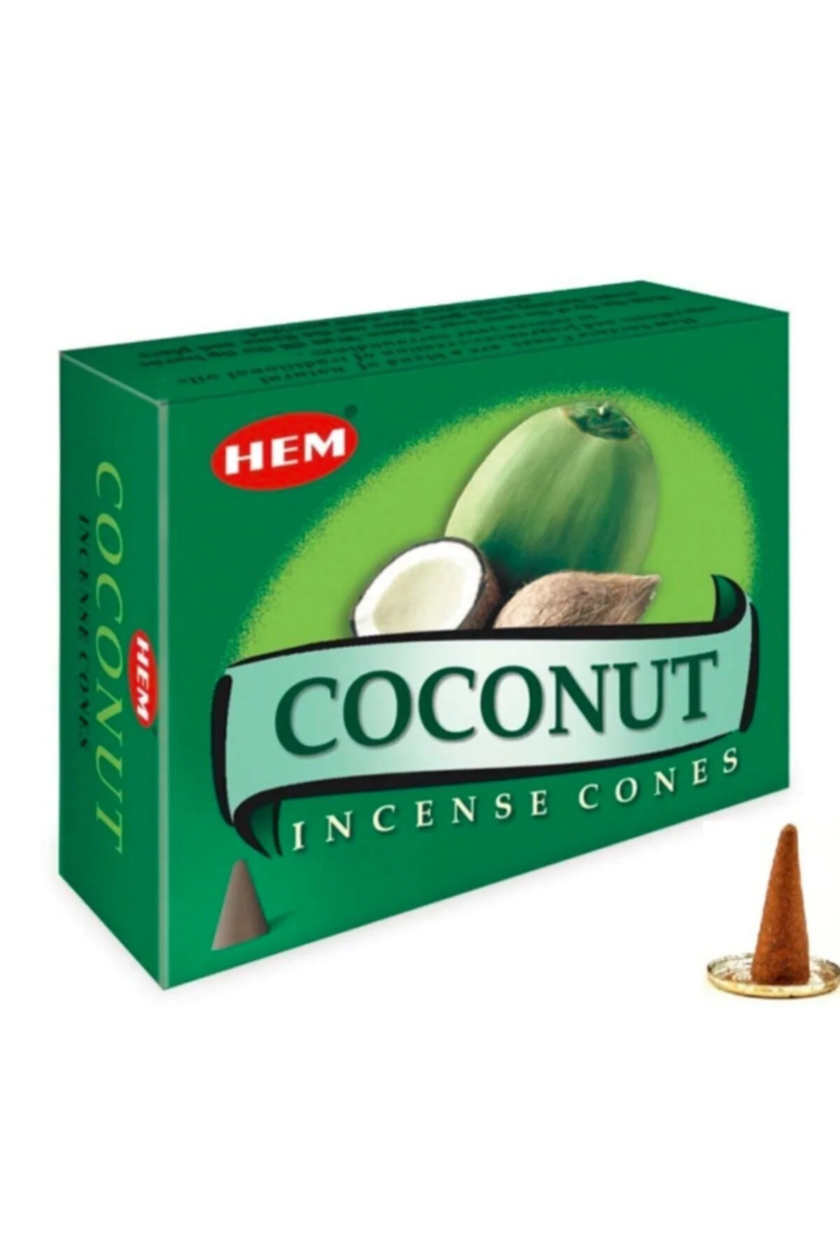 Coconut Cones 10 Adet Konik Tütsü Ve Konik Tütsü Yakma Kutusu