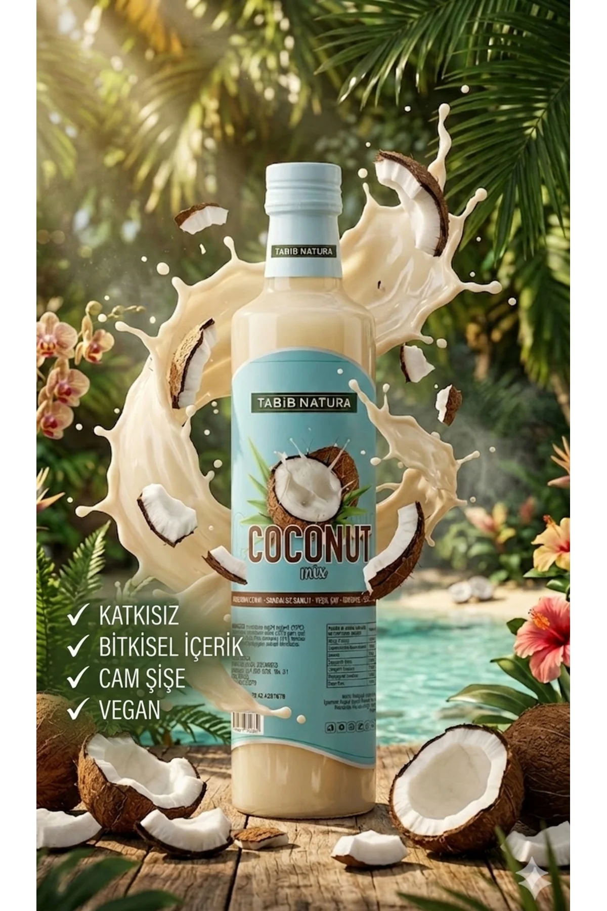 Coconut Fit Hindistan Cevizi Şurubu 250 ML -Detoks Coconut Mix