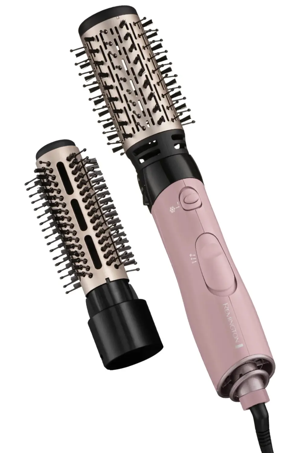 Coconut Smooth 2 in 1 Saç Kurutma ve Şekillendirme Tarağı, Serami