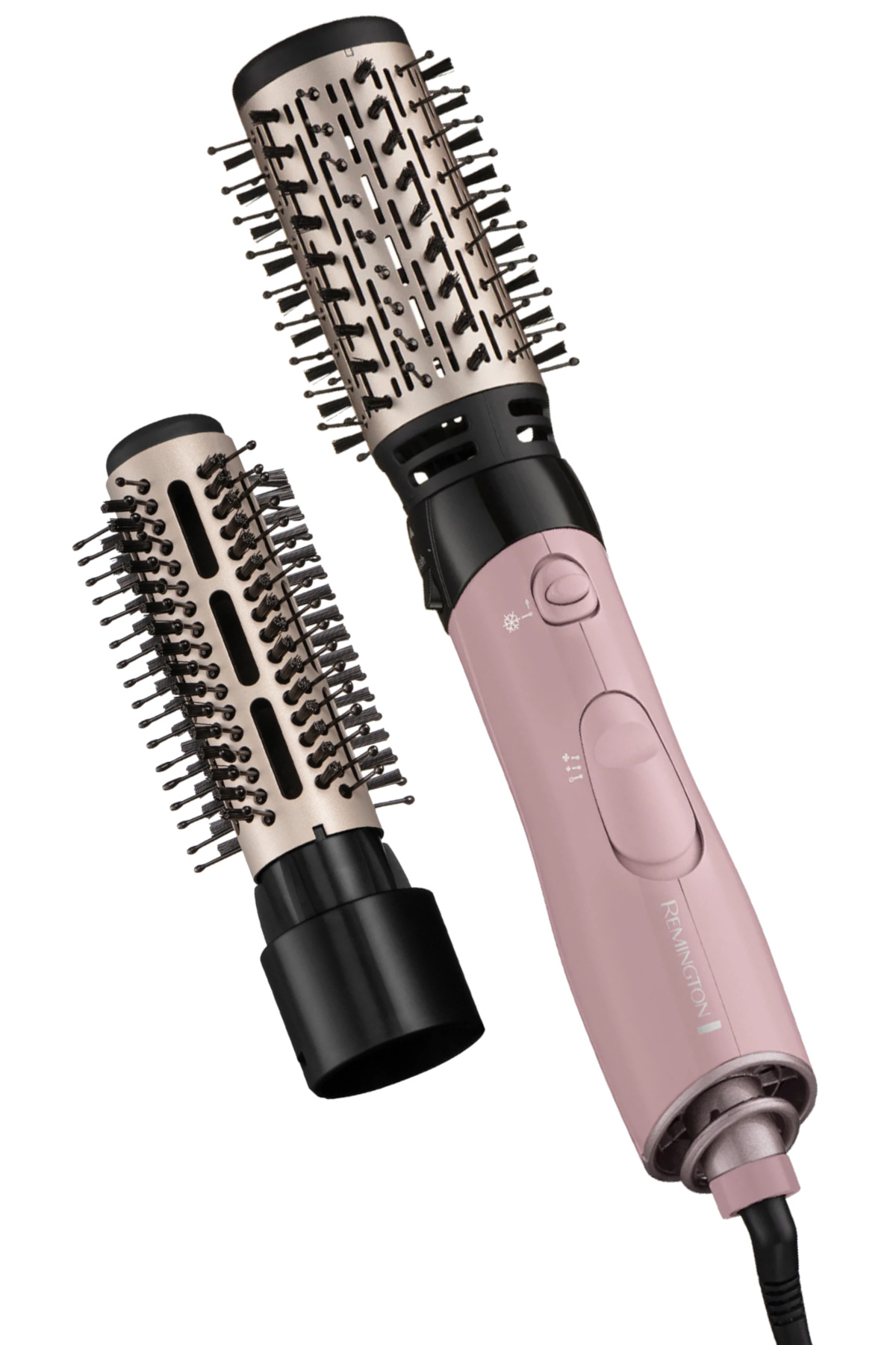 Coconut Smooth 2 in 1 Saç Kurutma ve Şekillendirme Tarağı, Serami