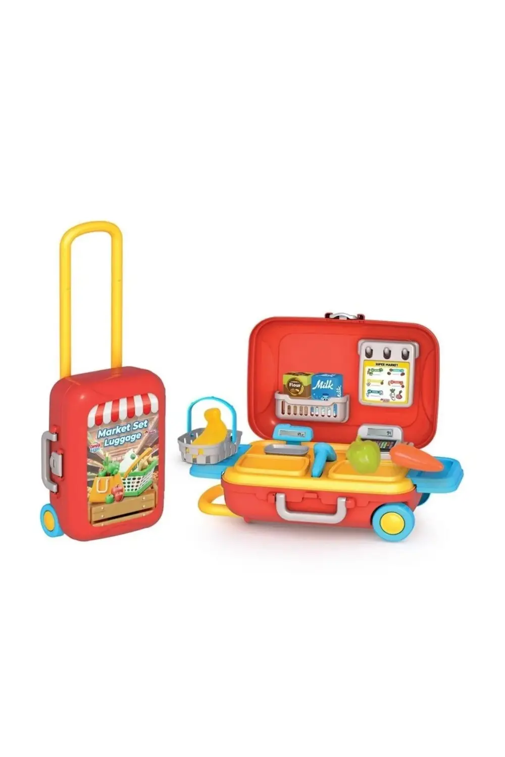 Çocuk 03904 Candy Ken Market Seti Bavulum -Fentoys