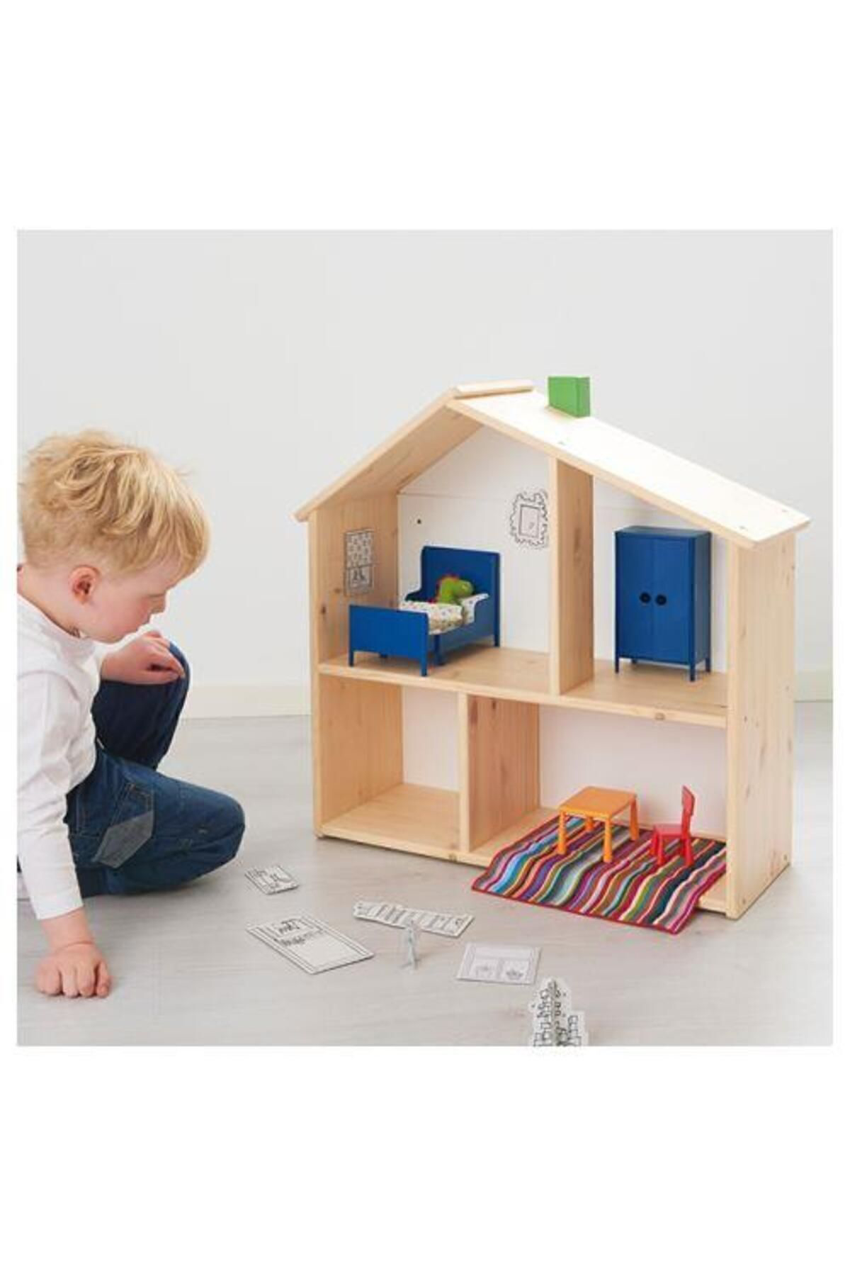 İkea Çocuk Aktivite Oyuncağı Renkli Yatak Odası Takımı Meridyendukkan 