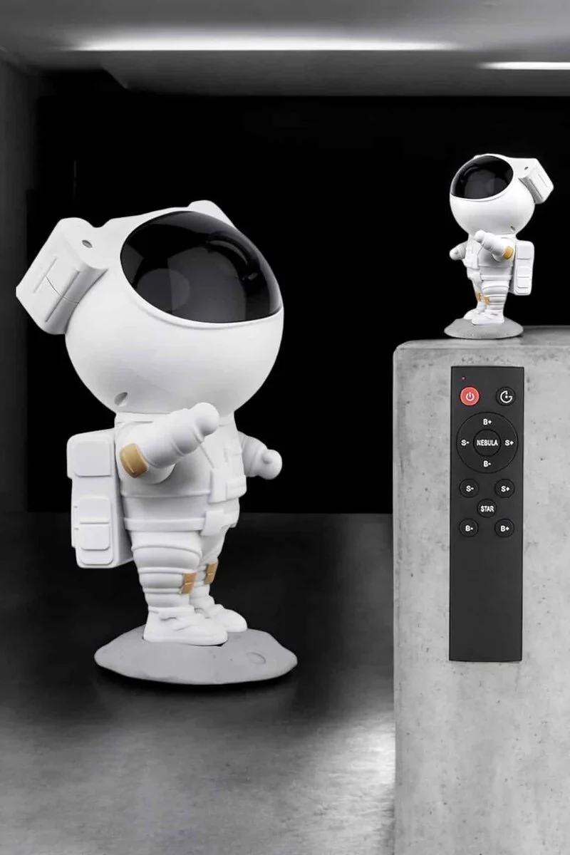 Çocuk Astronot Projeksiyon Lambası Speaker - Bluetooth Yıldız ve Nebula Lamba