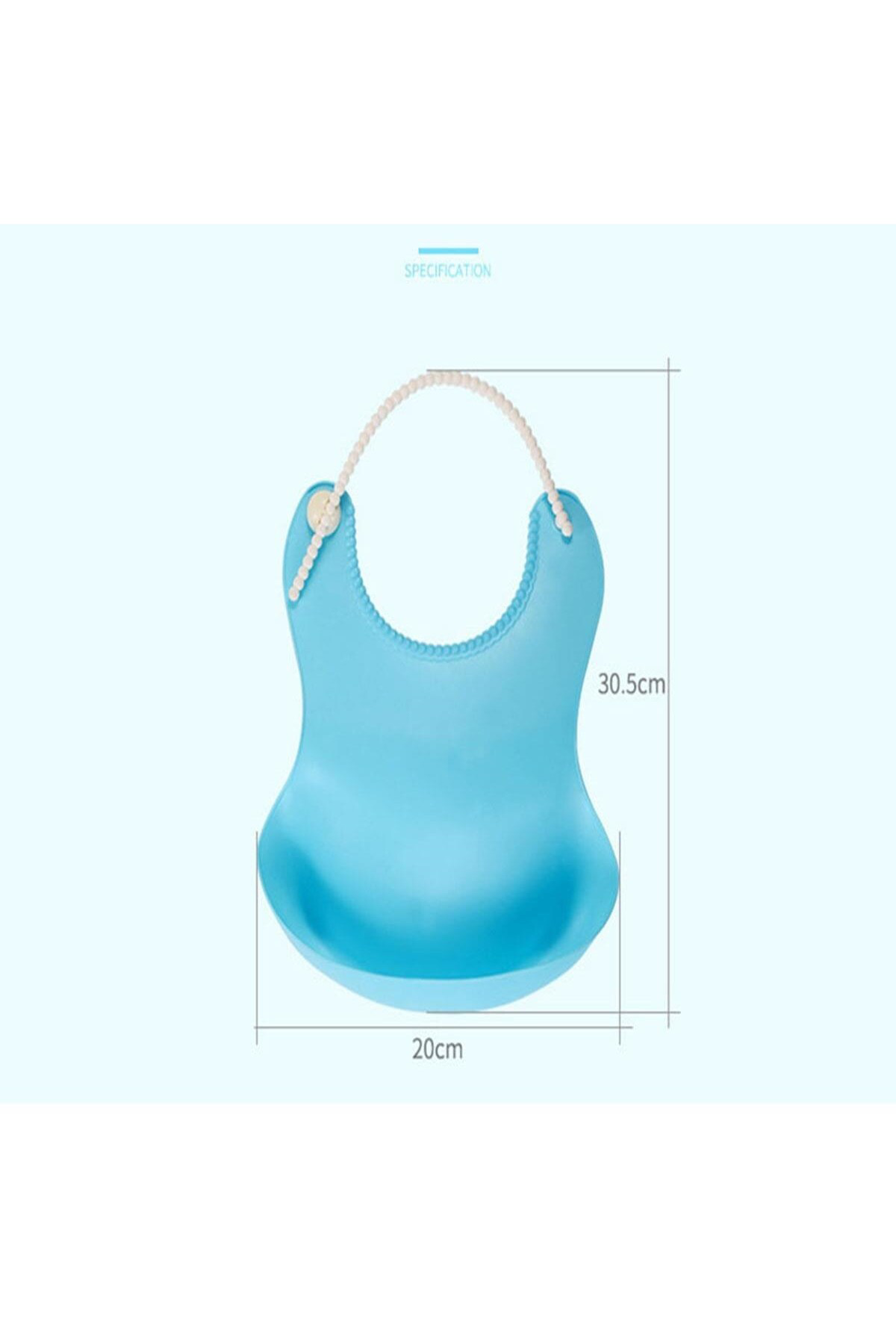 Ok Aksesuar Çocuk Bebek Mama Önlüğü Dökülme Engelleyici Bükülebilir Mavi Go50 Ok Aksesuar Çocuk Bebek Mama Önlüğü Dökülme Engelleyici Bükülebilir Mavi Go50