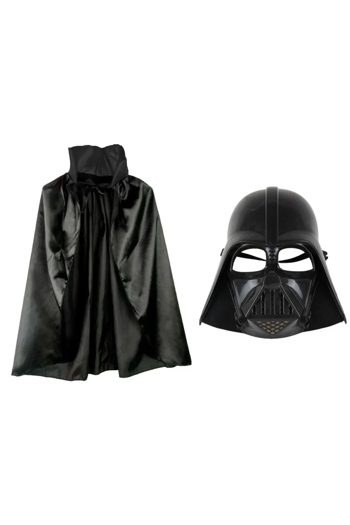 Çocuk Boy Yıldız Savaşları Star Wars Darth Vadet Maskesi ve 90 cm Pelerin Seti Siyah Çocuk Boy Yıldız Savaşları Star Wars Darth Vadet Maskesi ve 90 cm Pelerin Seti Siyah