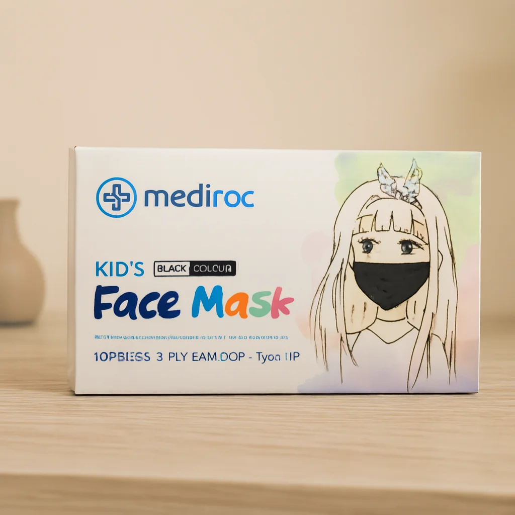 Çocuk Cerrahi Maske Siyah 10'lu Lastikli Fiyatı, Yorumları ve Özellikleri