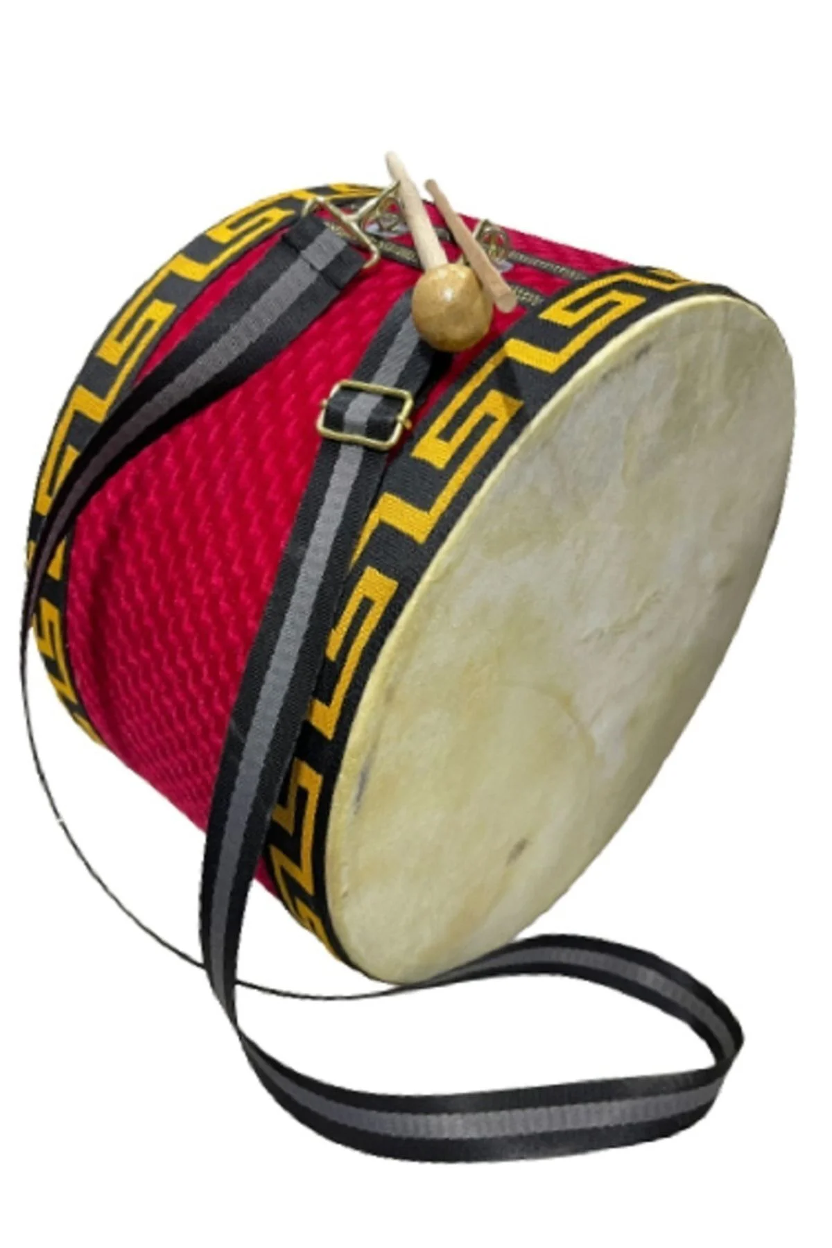 Çocuk Davulu 30 Cm Askılı Ağaç Kasnak Keçi Derisi