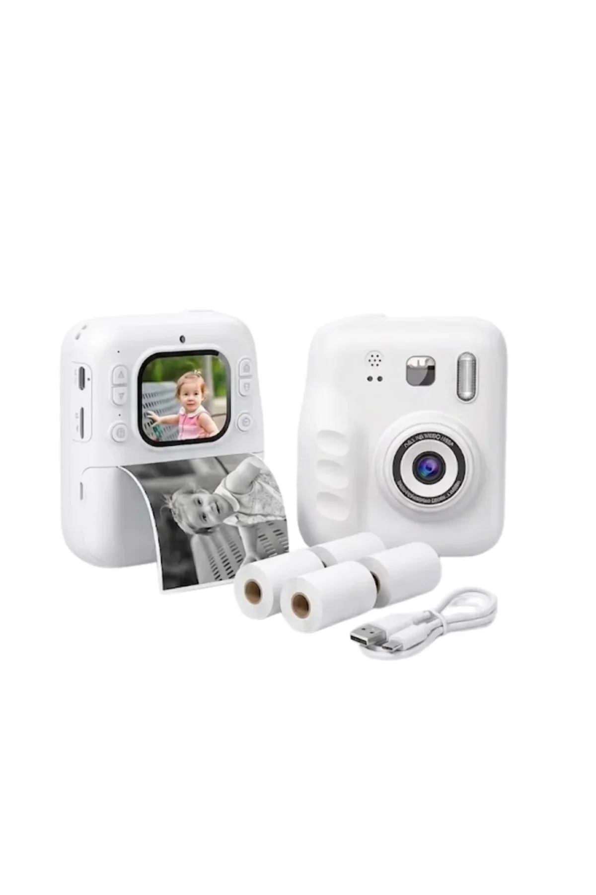 Çocuk Dijital Baskılı Kamera 5 Kalem 4 Rulo Kağıt Hediyeli Eğlenceli Fotoğraf Makinesi Çocuk Dijital Baskılı Kamera 5 Kalem 4 Rulo Kağıt Hediyeli Eğlenceli Fotoğraf Makinesi