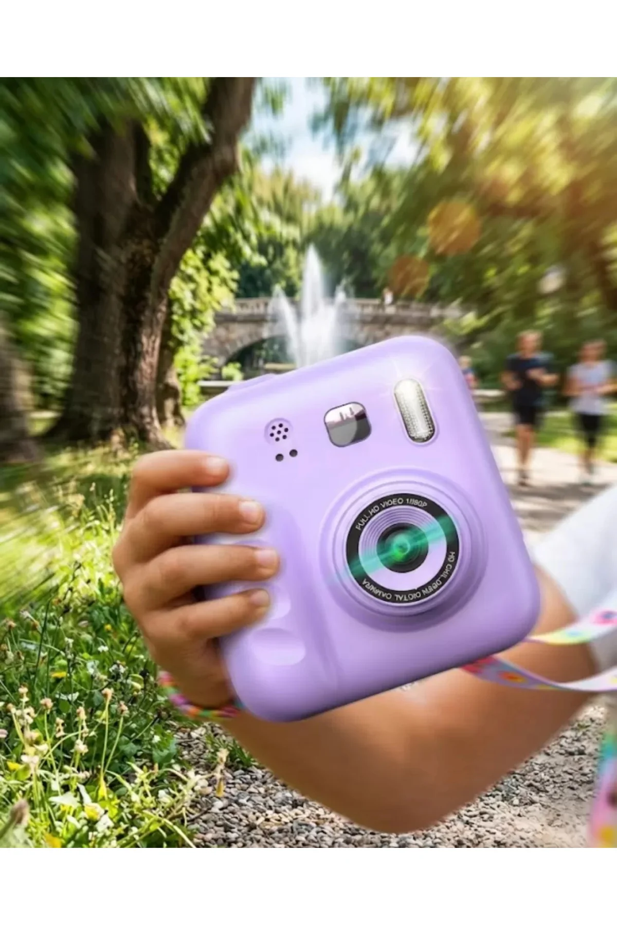 Çocuk Dijital Fotoğraf Makinesi Anında Baskı ve 4 Rulo Kağıt 5 Ka