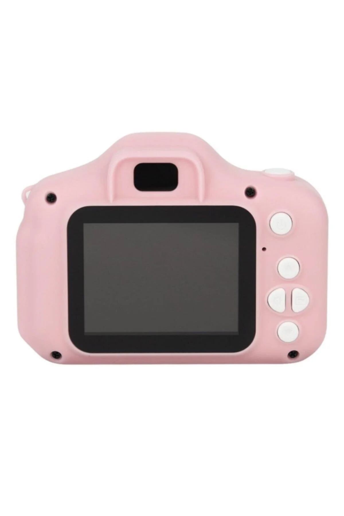 Çocuk dijital fotoğraf makinesi 1080p video SD kart destekli 10-15 MP pembe - SD Bellek Kartı Tipi