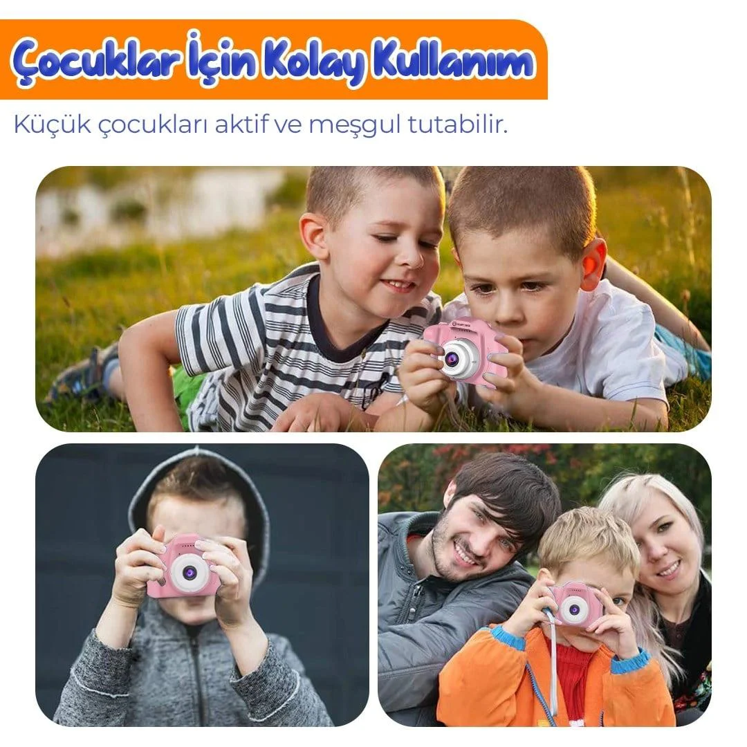 Çocuk Fotoğraf Makinesi – Dayanıklı ve Eğlenceli Dijital Kamera Fiyatı, Yorumları ve Özellikleri