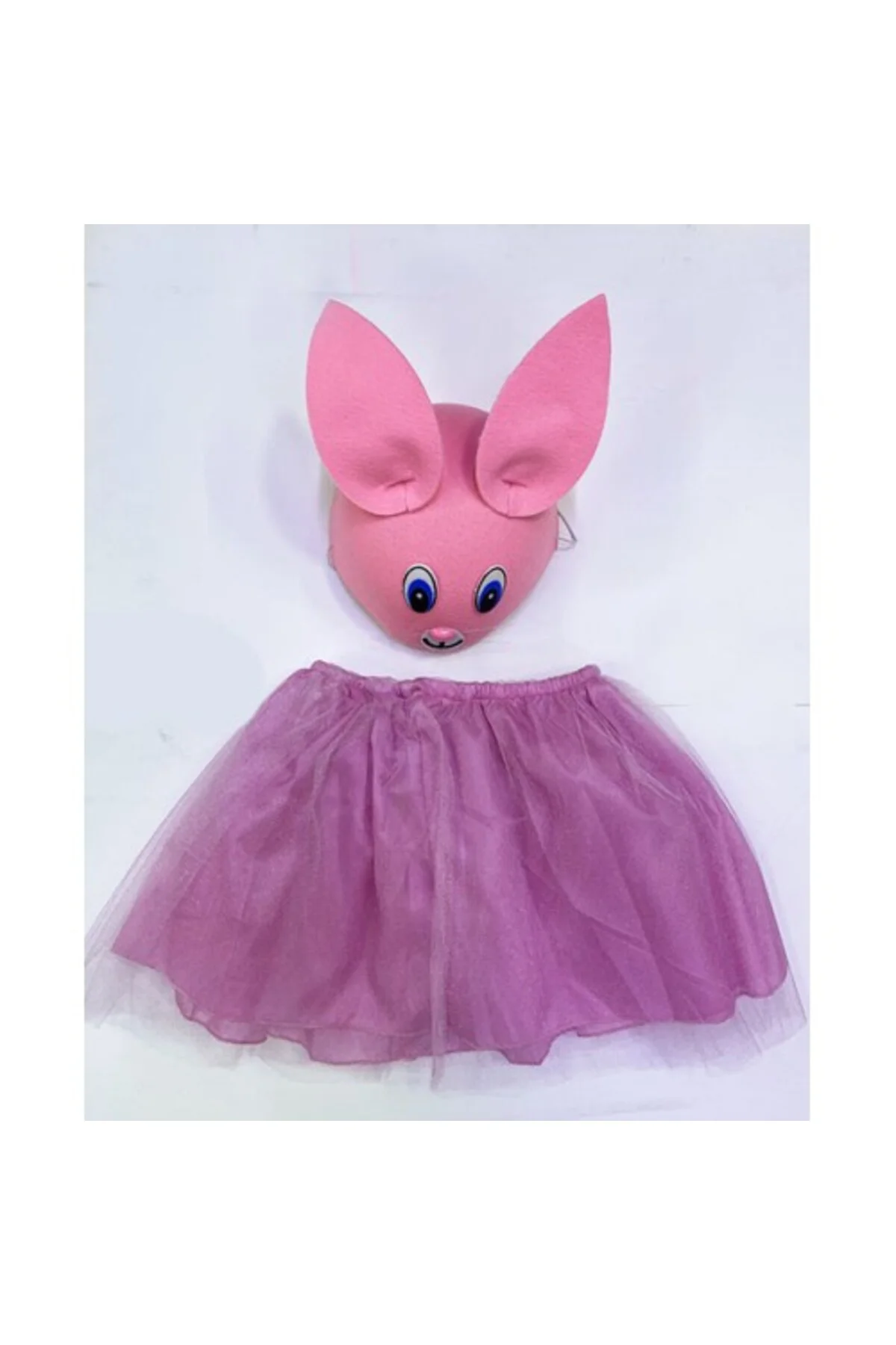 Çocuk Gösteri Kostümü Pembe Tavşan