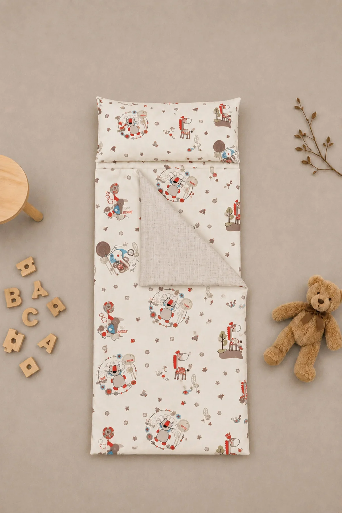 Çocuk İçin Taşınabilir Yatak Seti, Kreş & Kampet Yatağı, Montessori Yatak, Animal, Travel Serisi Çocuk İçin Taşınabilir Yatak Seti, Kreş & Kampet Yatağı, Montessori Yatak, Animal, Travel Serisi