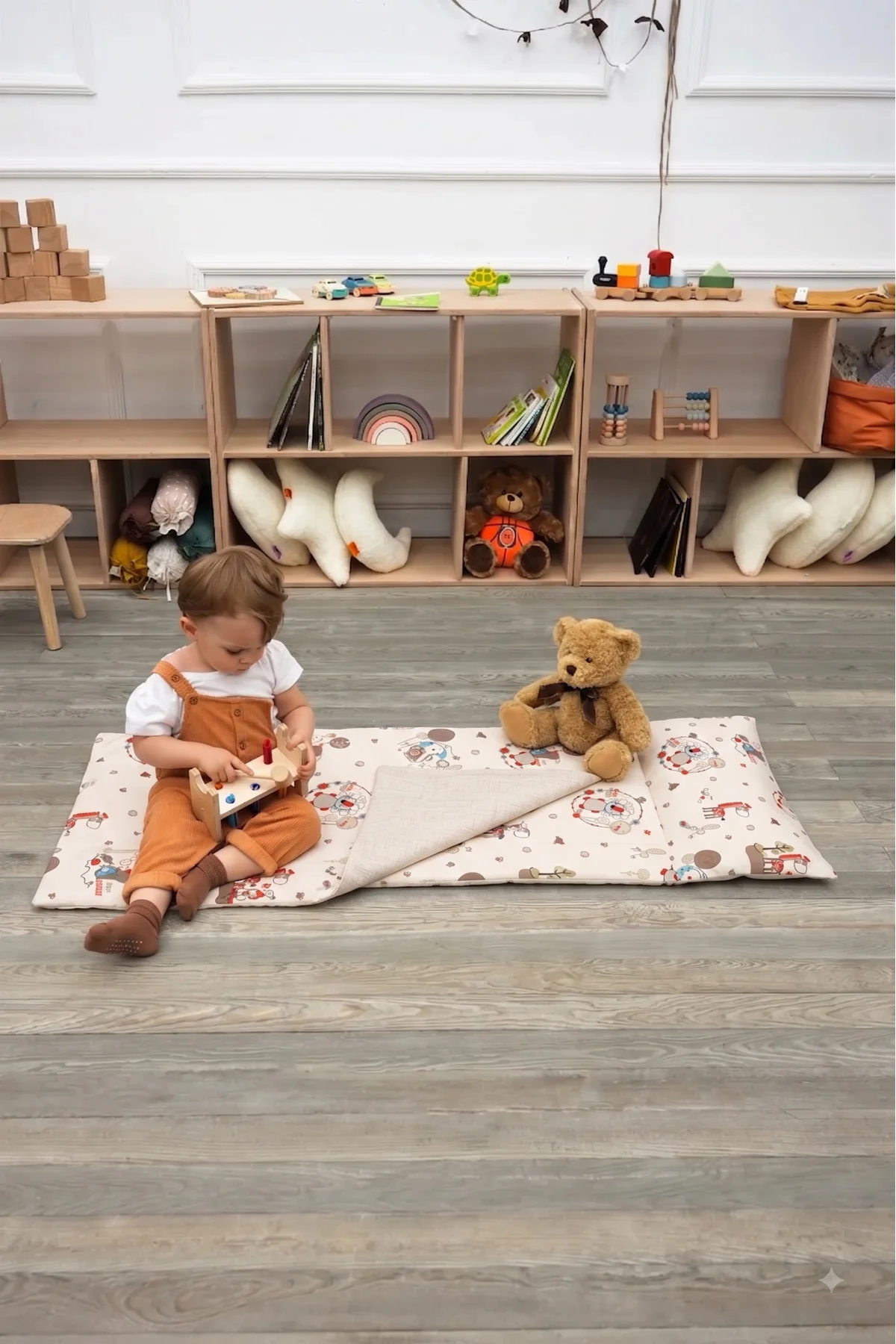 Çocuk İçin Taşınabilir Yatak Seti, Kreş & Kampet Yatağı, Montessori Yatak, Animal, Travel Serisi Çocuk İçin Taşınabilir Yatak Seti, Kreş & Kampet Yatağı, Montessori Yatak, Animal, Travel Serisi