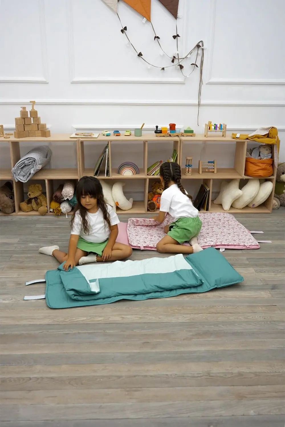 Mordesign Çocuk İçin Taşınabilir Yatak, Kreş Yatak Seti, Kampet Yatağı, Pre
