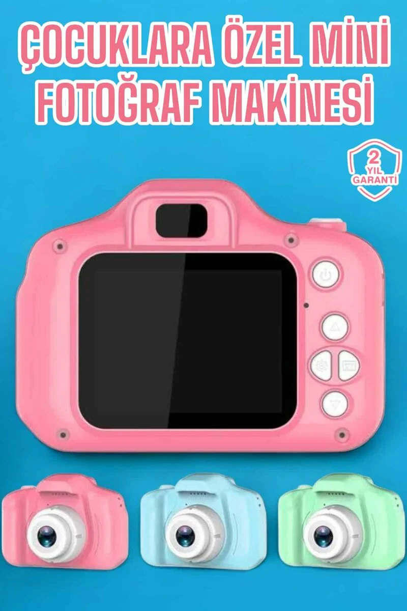 Çocuk Kamerası 1080P HD Mini Fotoğraf Makinesi Profesyonel Çocuklar İçin