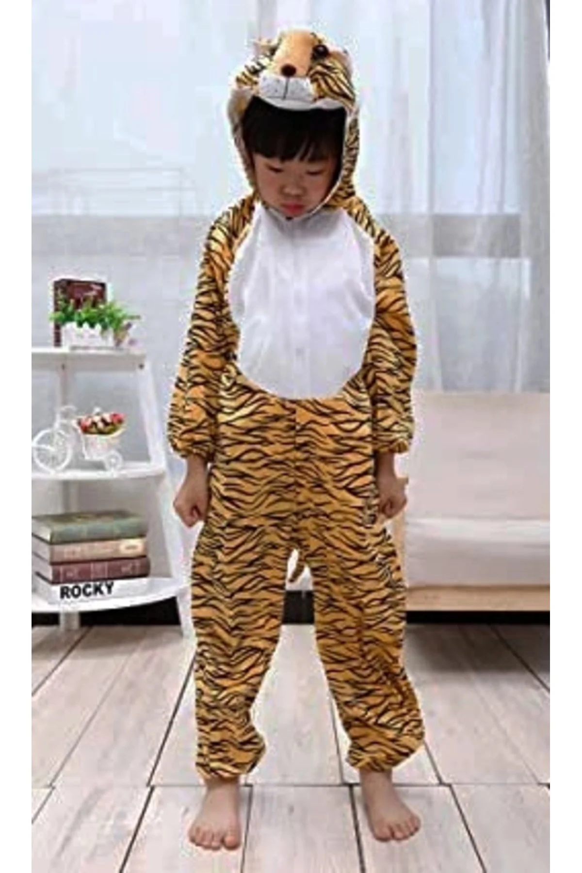 Çocuk Kaplan Kostumu - Aslan Kostümü 6-7 Yaş 120 Cm - Lisinya Çocuk Kaplan Kostumu - Aslan Kostümü 6-7 Yaş 120 Cm - Lisinya