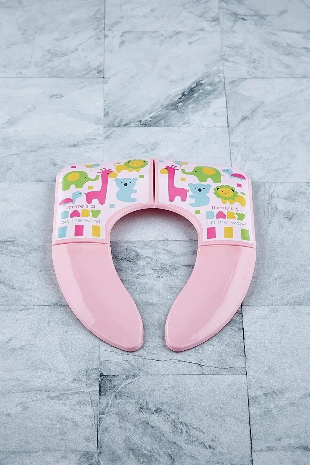 Çocuk Klozet Kapağı Tuvalet Eğitici Alıştırıcı Katlanabilir Adapt