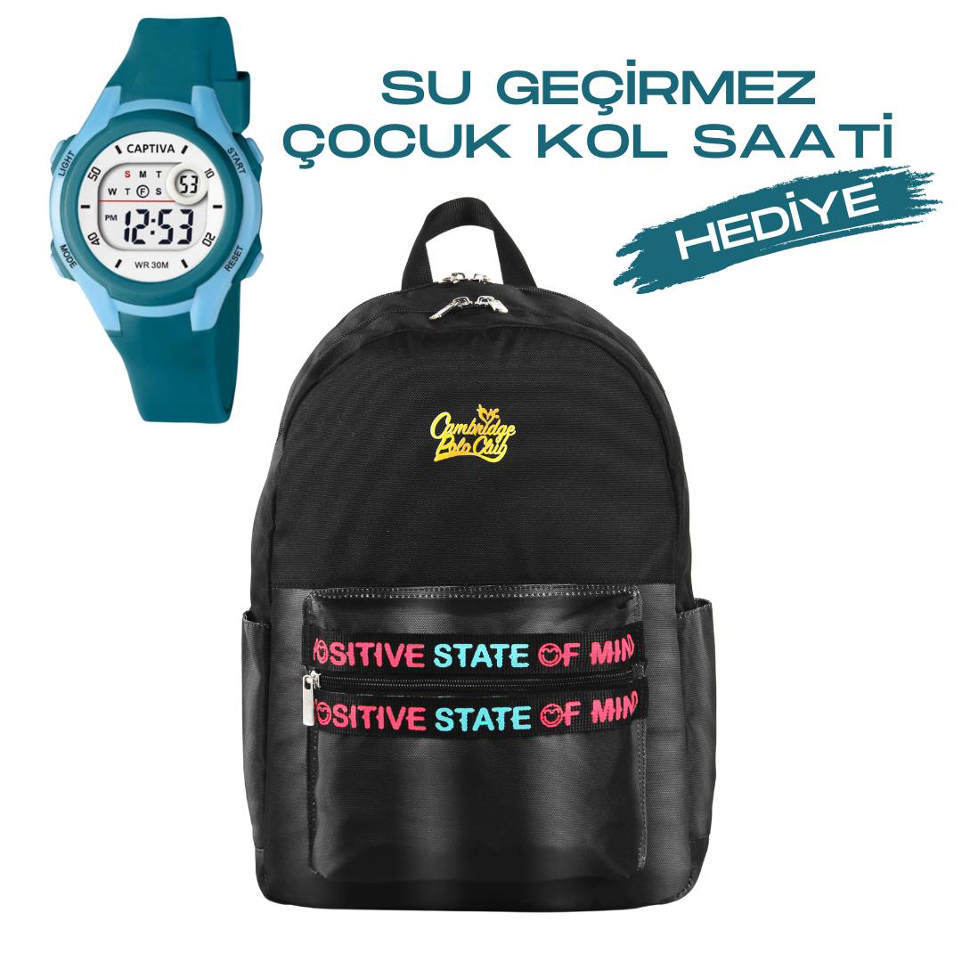 Cambridge Polo Club Çocuk Kol Saati Hediyeli  Büyük Kapasiteli Çoc