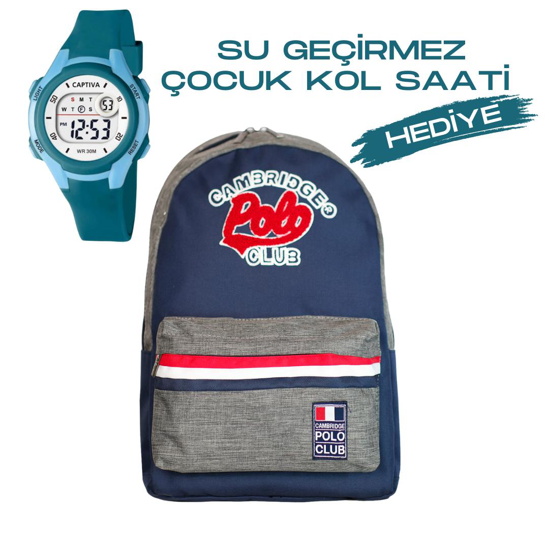 Cambridge Polo Club Çocuk Kol Saati Hediyeli Büyük Kapasiteli Çoc Cambridge Polo Club Çocuk Kol Saati Hediyeli Büyük Kapasiteli Çoc