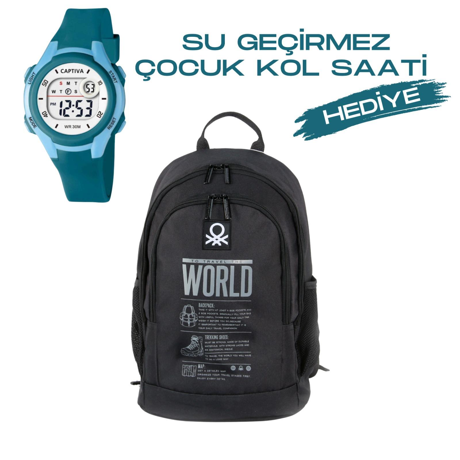 United Colors Of Benetton Çocuk Kol Saati Hediyeli Benetton Büyük Kapasiteli Çocuk Okul Çan United Colors Of Benetton Çocuk Kol Saati Hediyeli Benetton Büyük Kapasiteli Çocuk Okul Çan