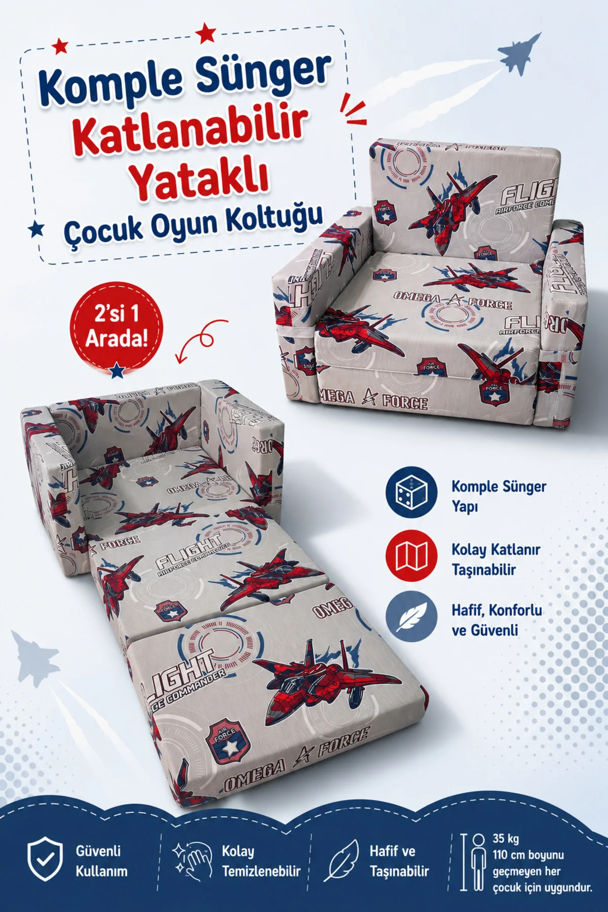 Çocuk Koltuğu - (0-4 YAŞ) - Komple Sünger