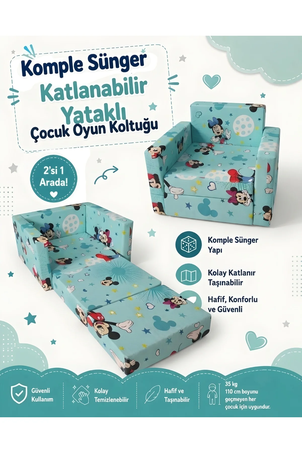Çocuk Koltuğu - (0-4 YAŞ) - Komple Sünger Fiyatı, Yorumları ve Özellikleri