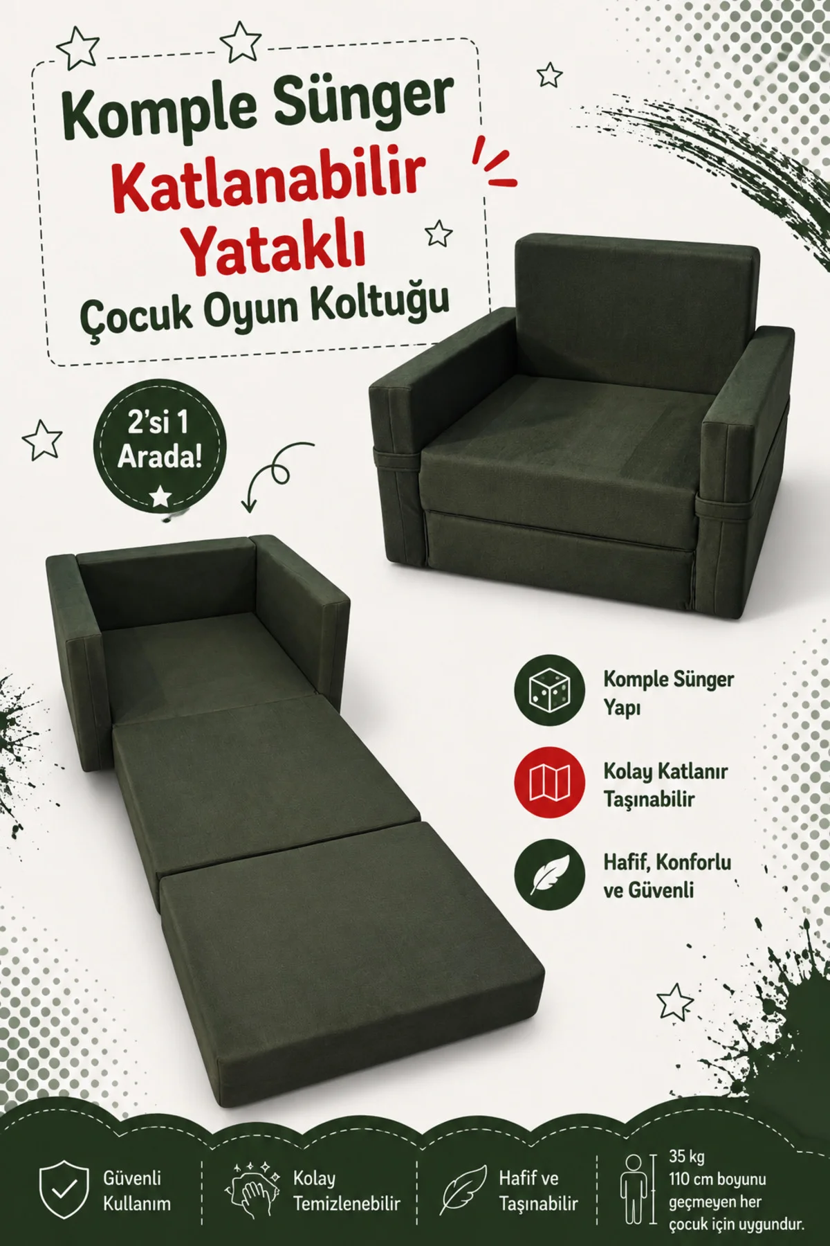 Çocuk Koltuğu - (0-4 YAŞ) - Komple Sünger