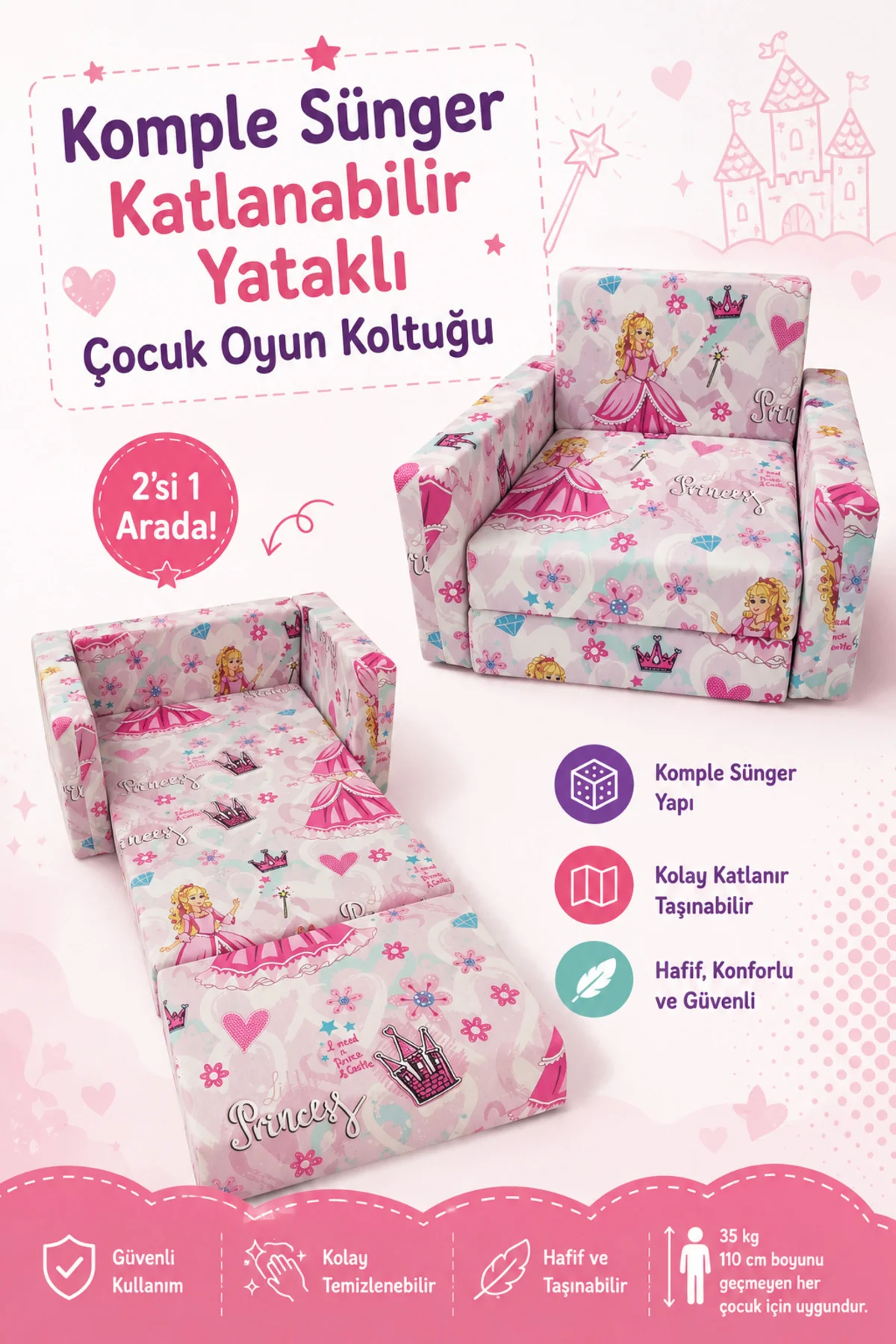 Çocuk Koltuğu - (0-4 YAŞ) - Komple Sünger