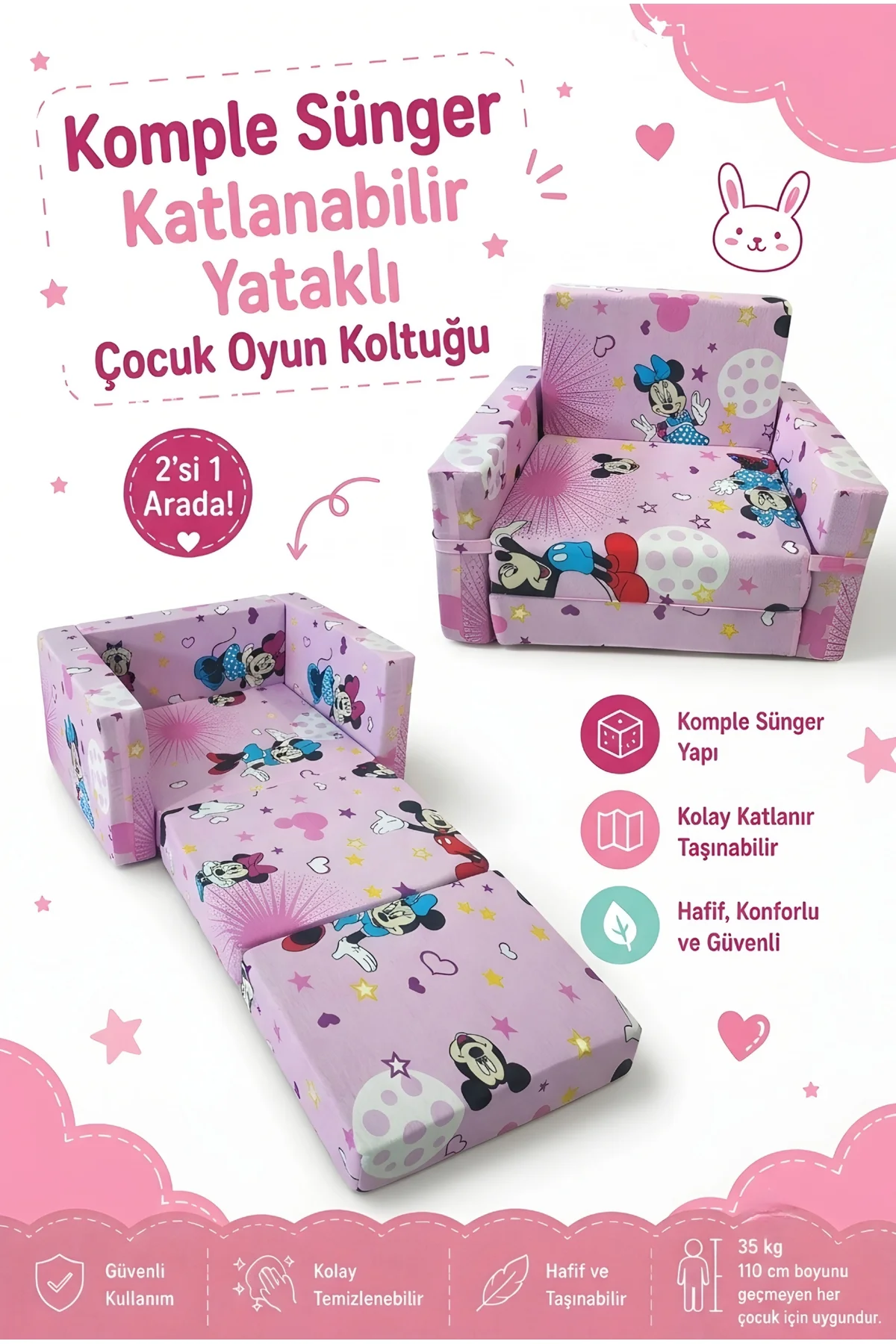 Çocuk Koltuğu - (0-4 YAŞ) - Komple Sünger
