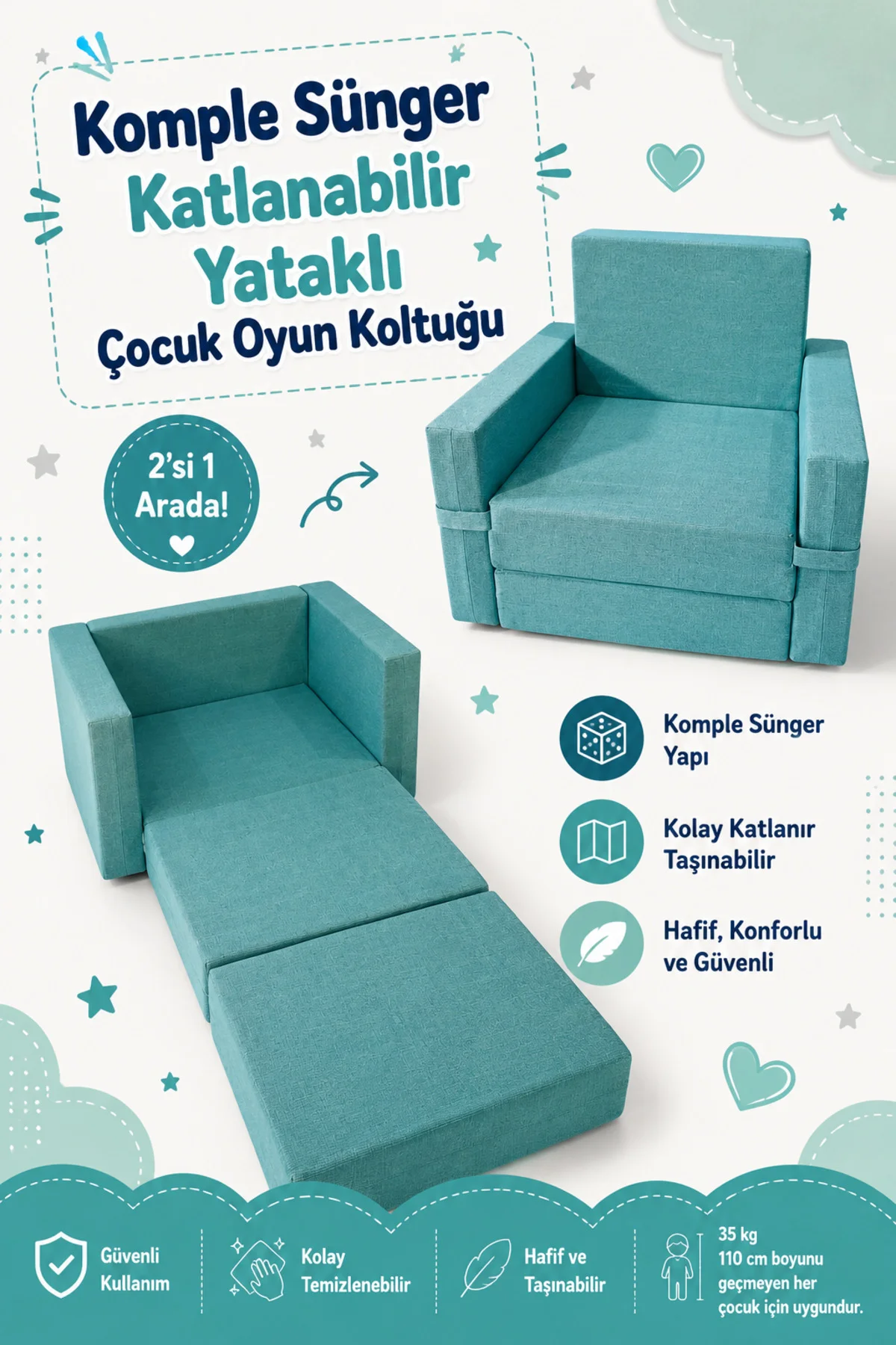 Çocuk Koltuğu - (0-4 YAŞ) - Komple Sünger Fiyatı, Yorumları ve Özellikleri