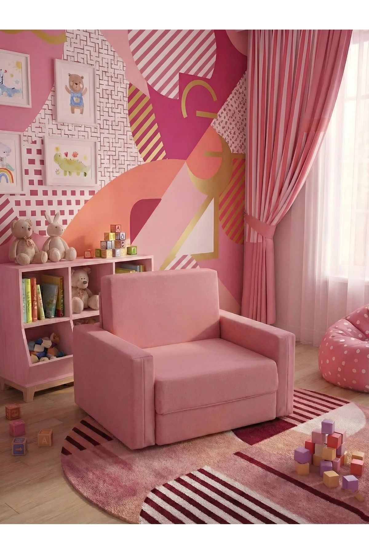 Çocuk Koltuğu Komple Sünger Katlanabilir Yataklı Minder Yatak (0-