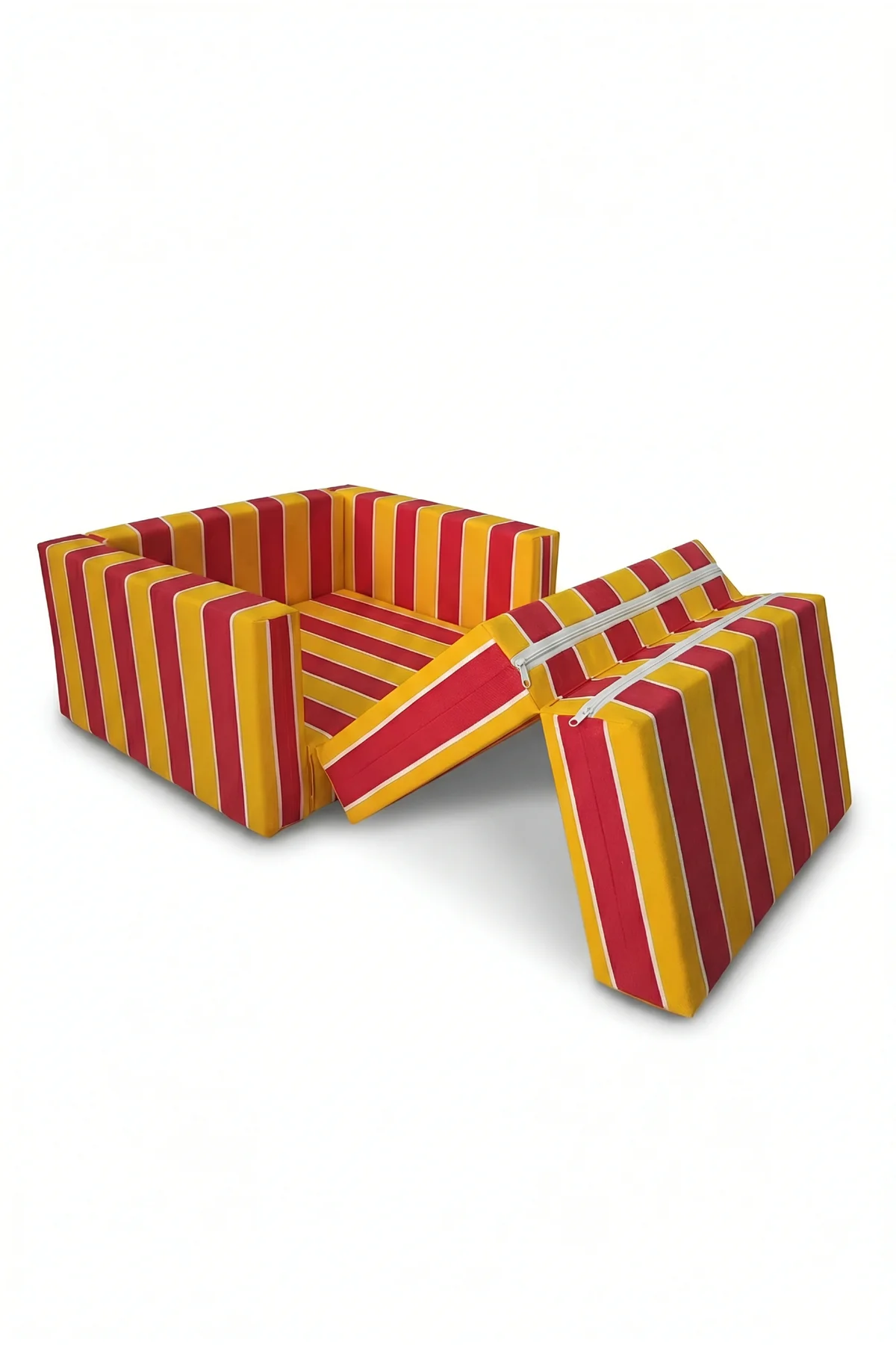 Çocuk Koltuğu Komple Sünger Katlanabilir Yataklı (0-4 YAŞ) SARI K