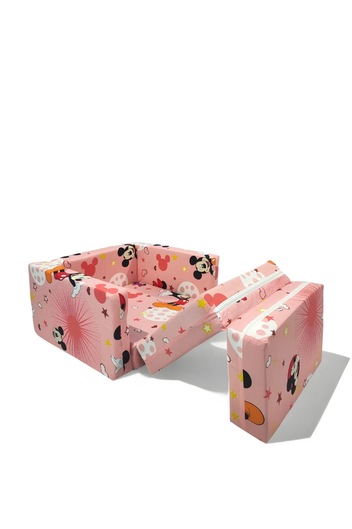 Çocuk Koltuğu Komple Sünger Katlanabilir Yataklı - Çocuk Minderi 