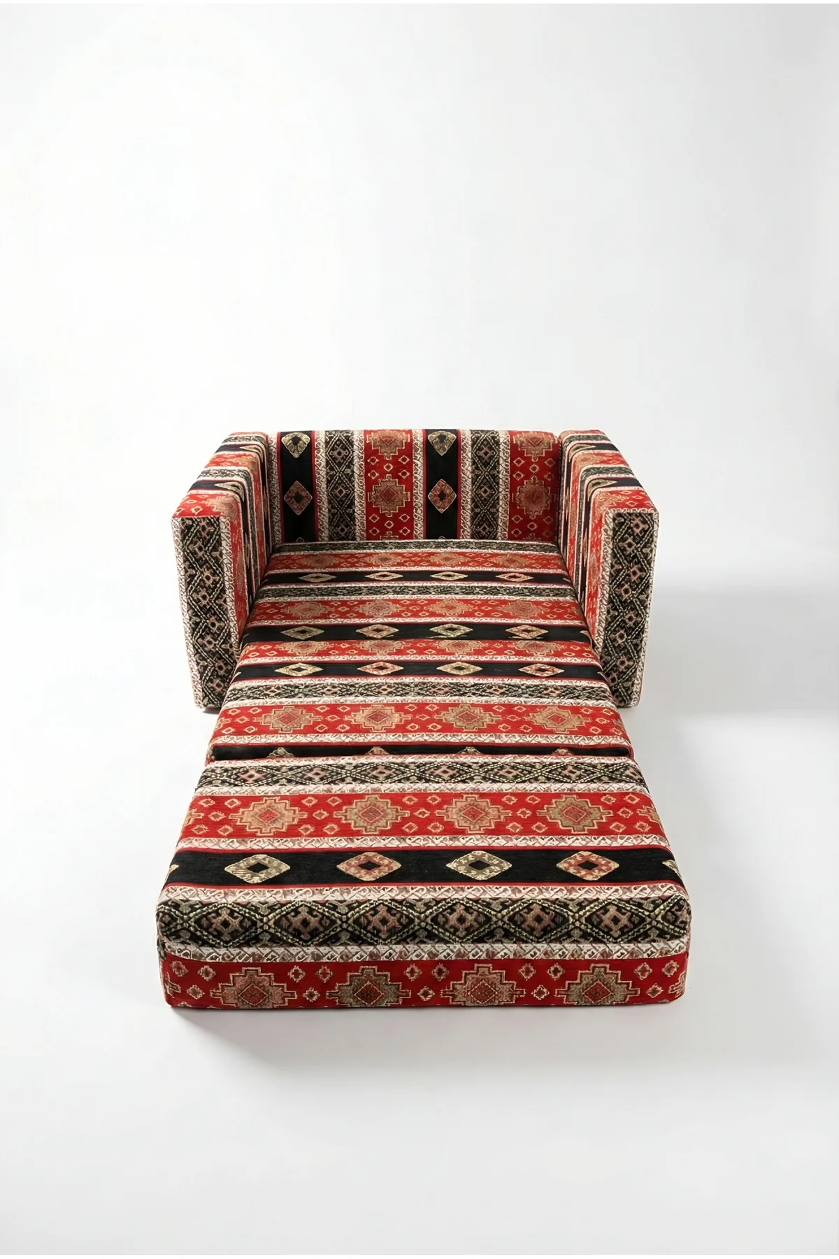 Çocuk Koltuğu Komple Sünger Katlanabilir Yataklı Minder Yatak (0-