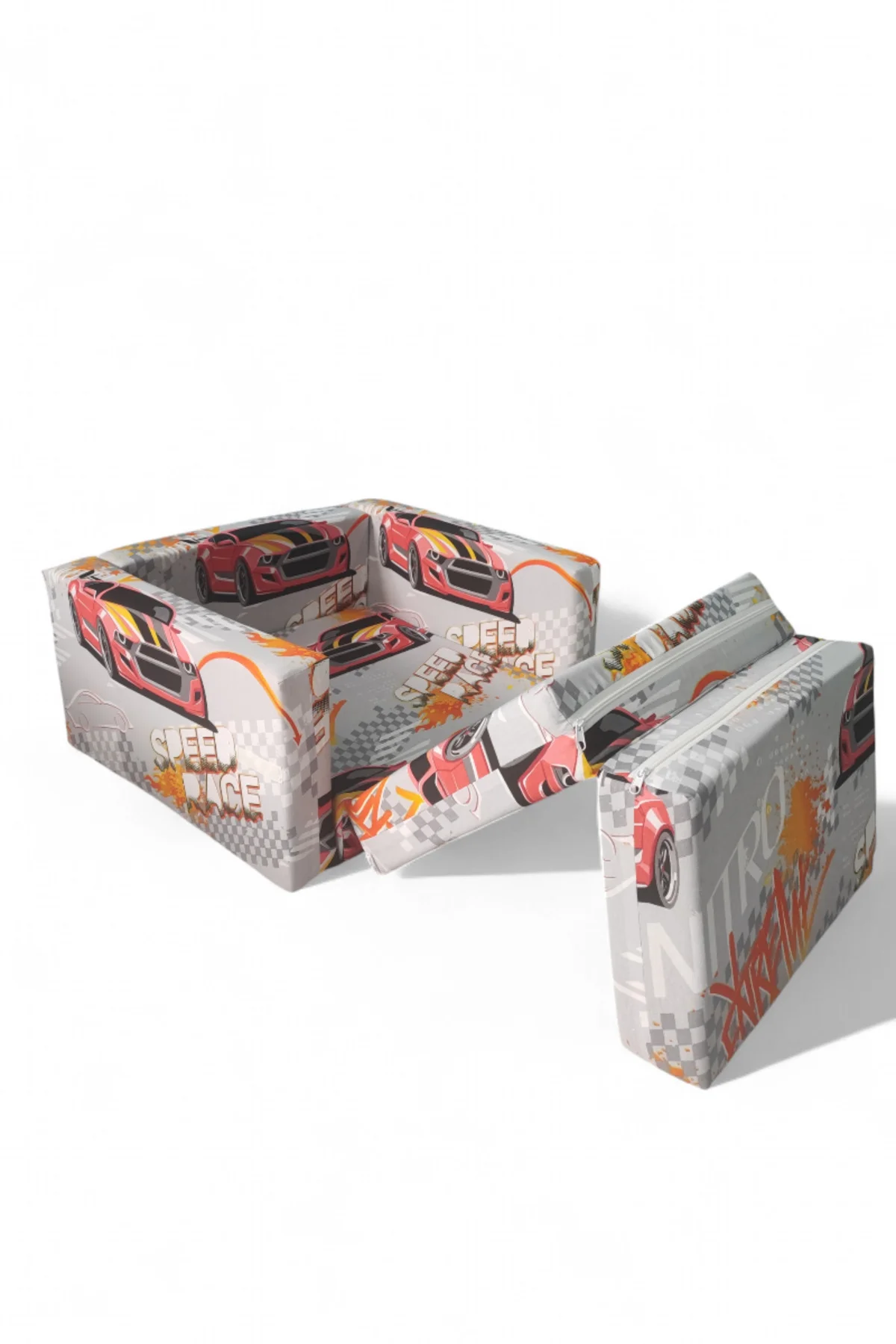 Çocuk Koltuğu Komple Sünger Katlanabilir Yataklı - Çocuk Minderi 